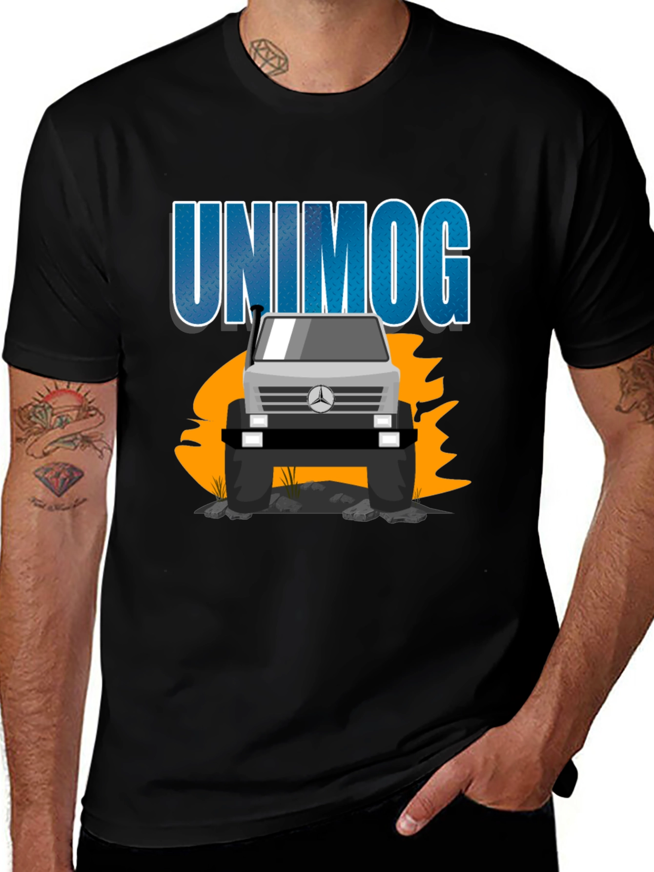 Unimog Graphic T-Shirt - Black