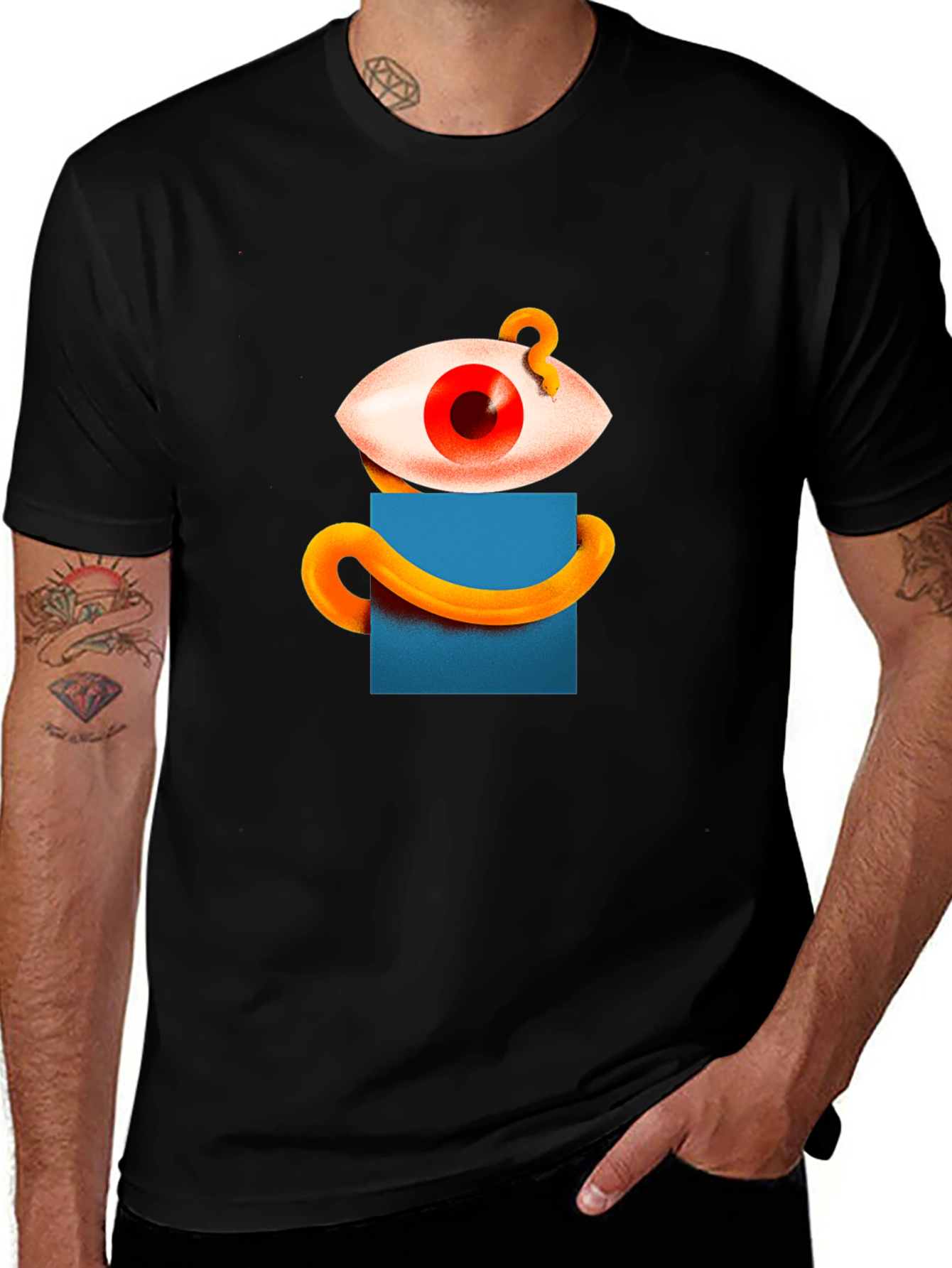 Variant 22 of Eye Cube T-Shirt - Unique Graphic Tee