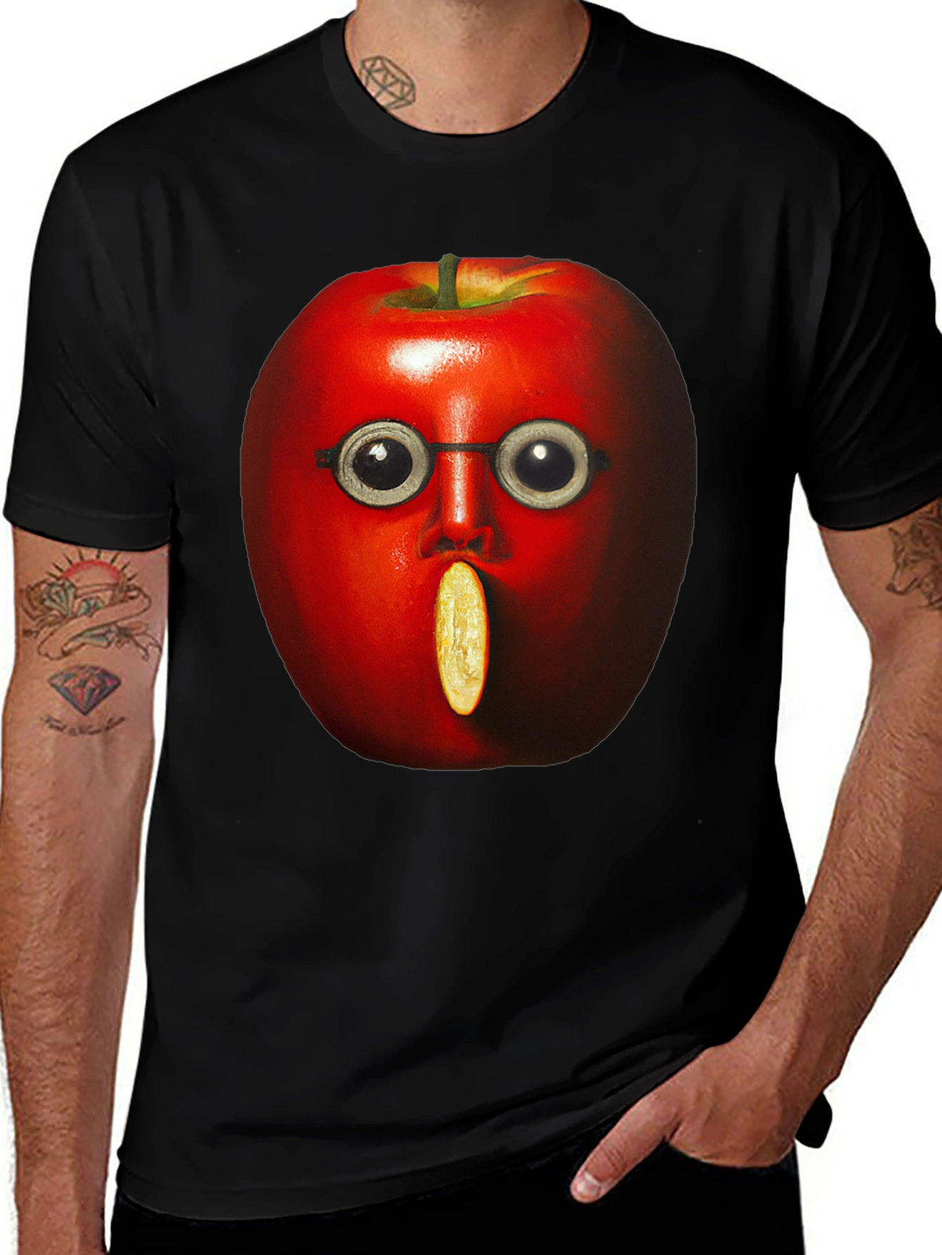 Variant 16 of Apple Head Graphic Tee