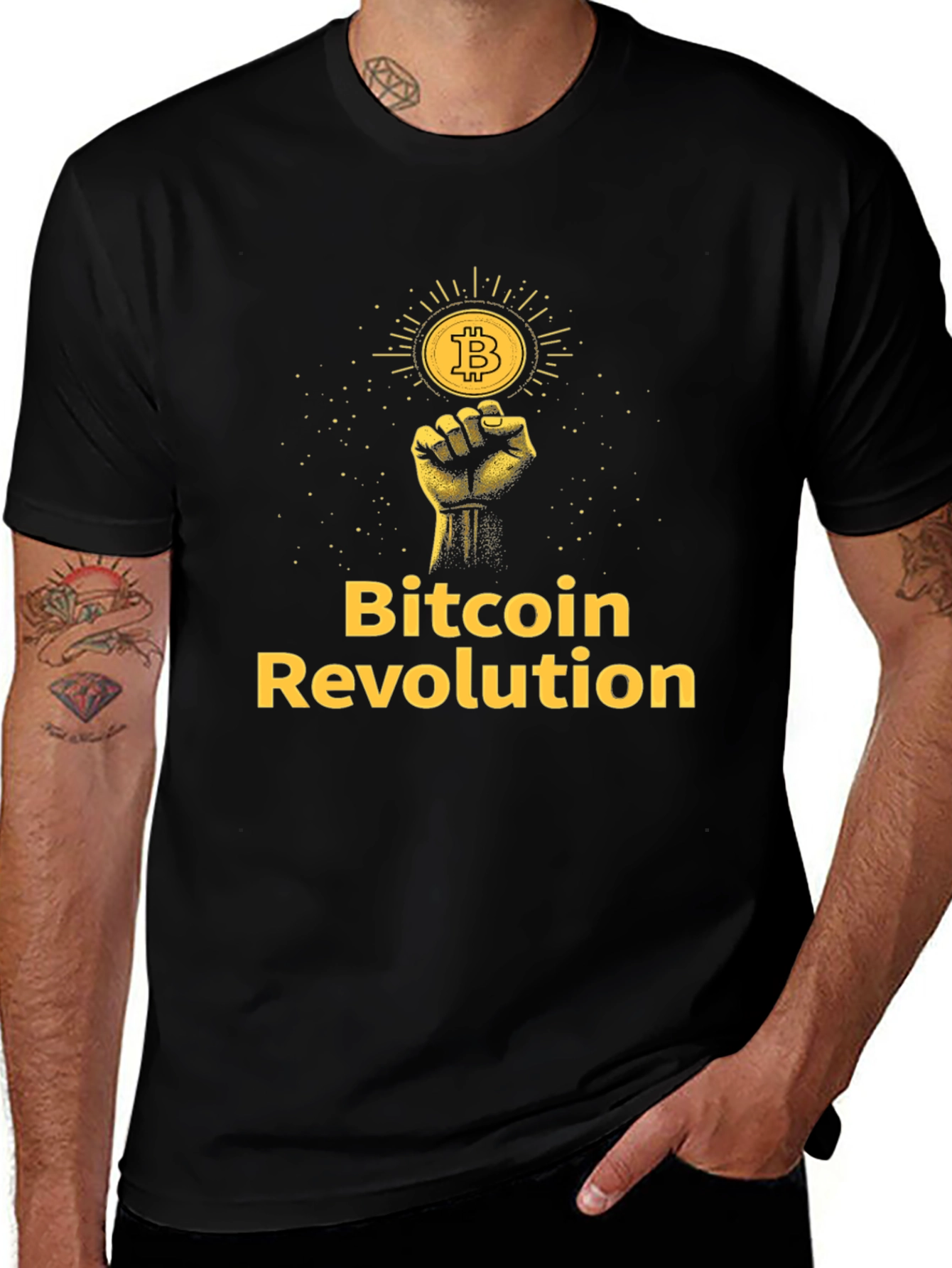 Bitcoin Revolution Black T-Shirt