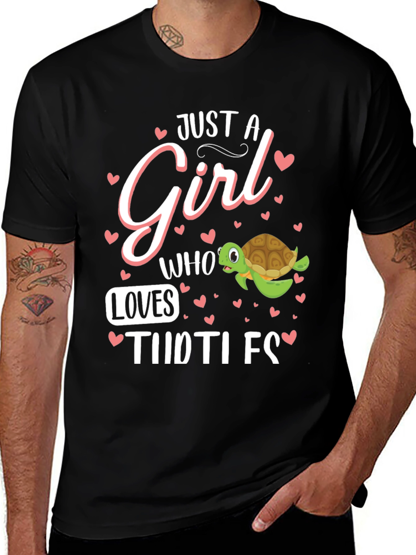 Variant 15 of Just A Girl Who Loves Turtles T-Shirt