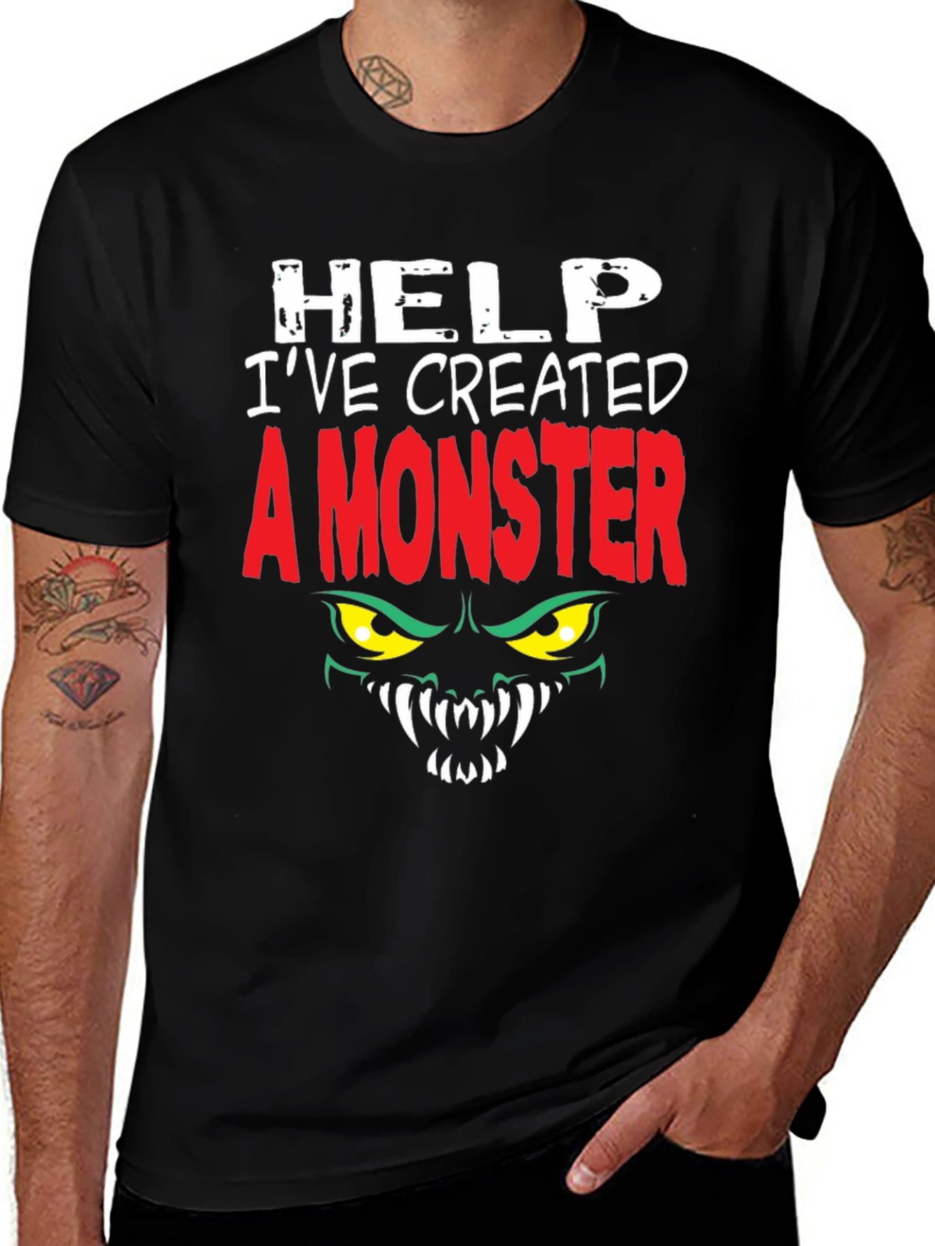 Variant 10 of Monster Graphic T-Shirt