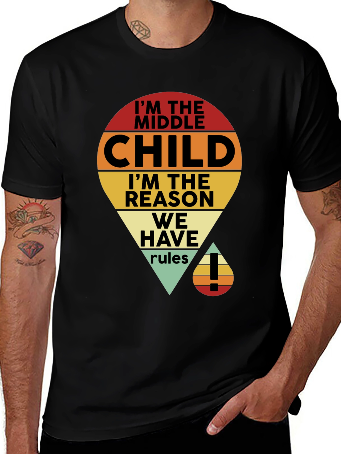 Variant 14 of I'm the Middle Child T-Shirt