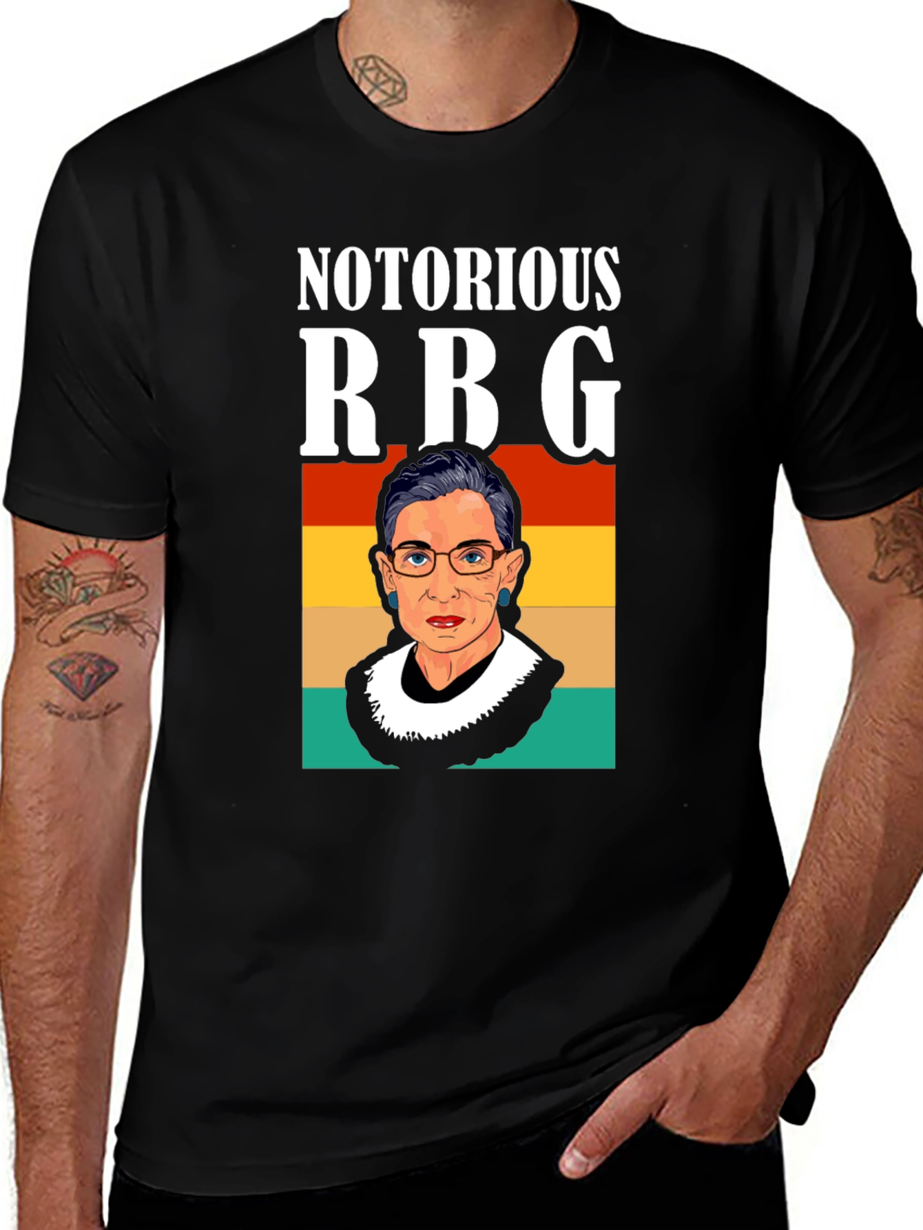 Notorious RBG Graphic Tee - Black