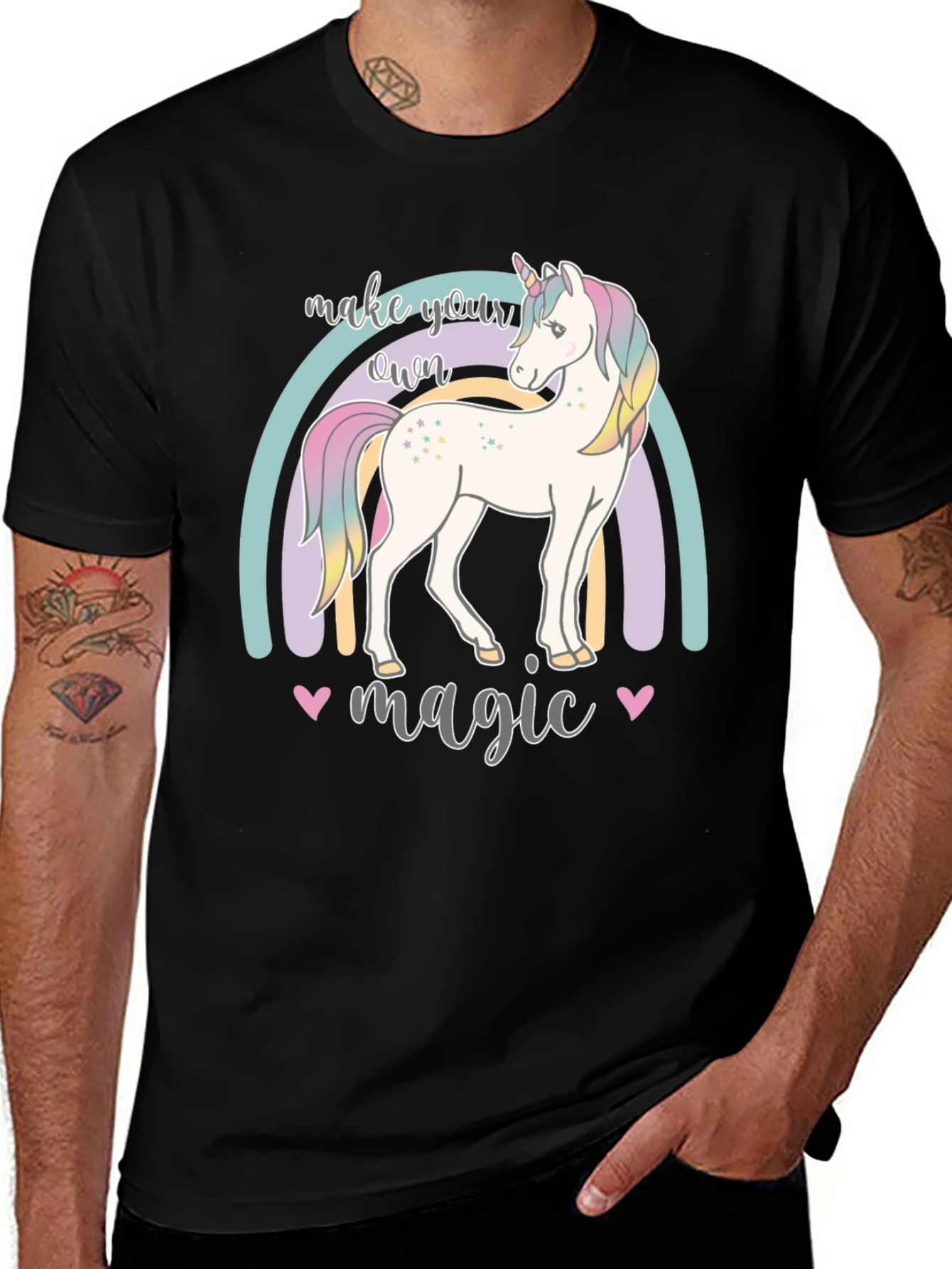 Variant 9 of Make Your Own Magic Unicorn Graphic Tee