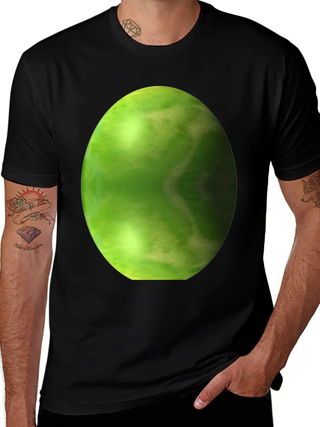 Variant 16 of Green Planet Graphic T-Shirt - Casual Comfort