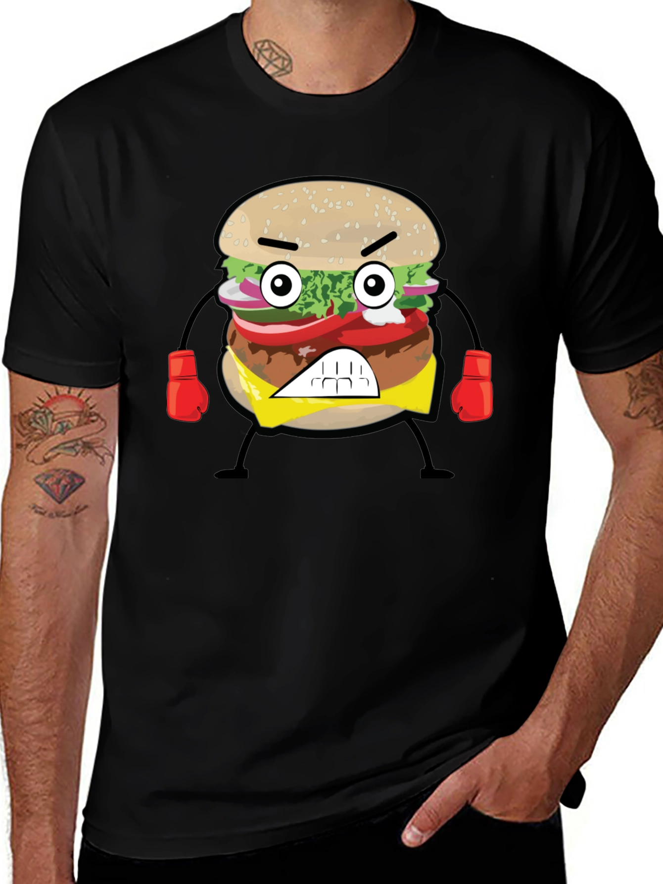 Variant 8 of Angry Burger Graphic Tee