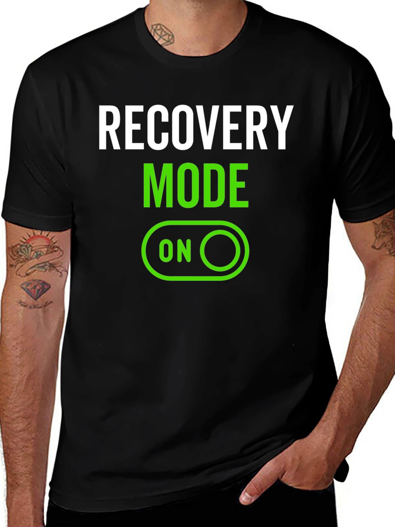 Variant 25 of Recovery Mode On Black T-Shirt
