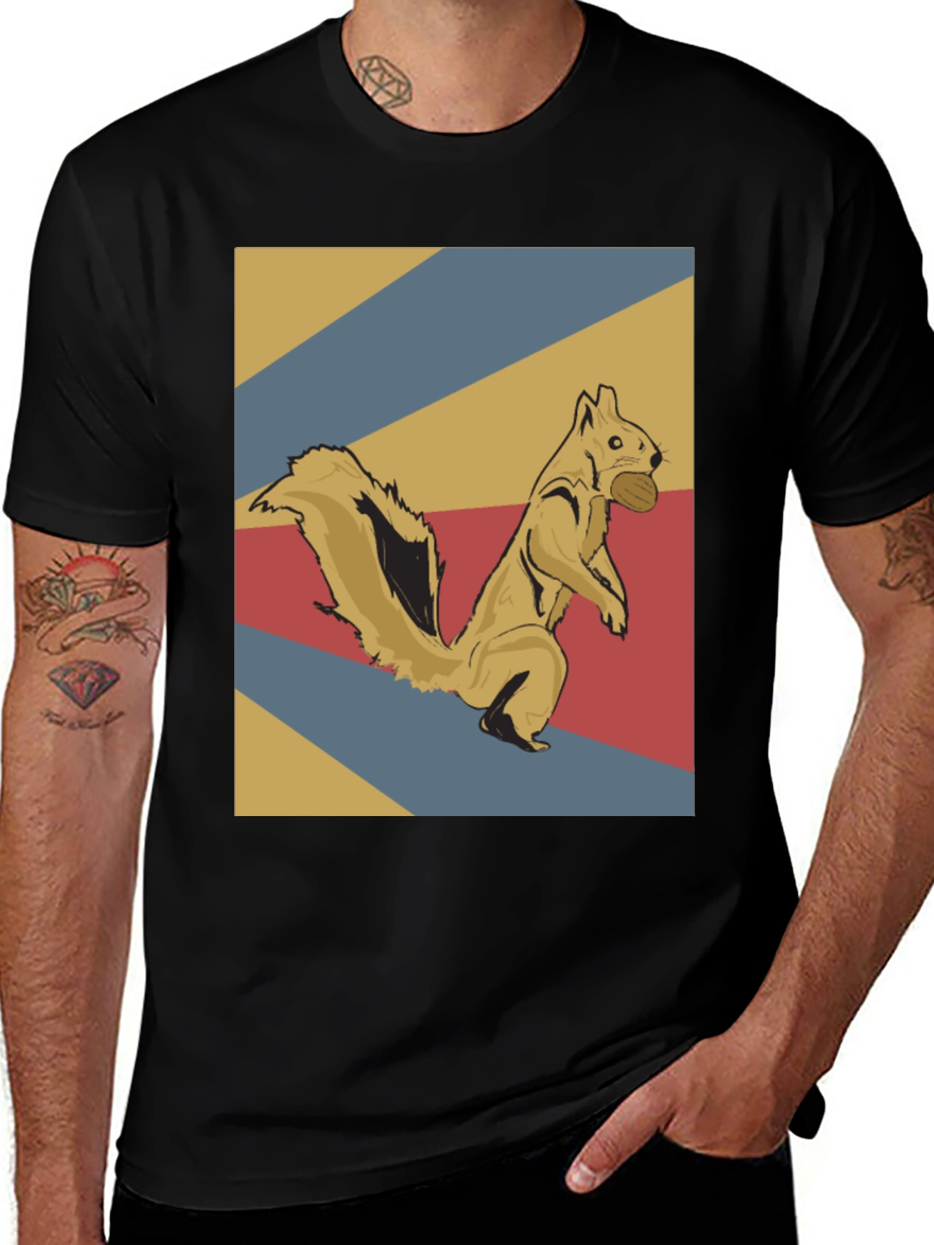 Variant 3 of Retro Squirrel T-Shirt