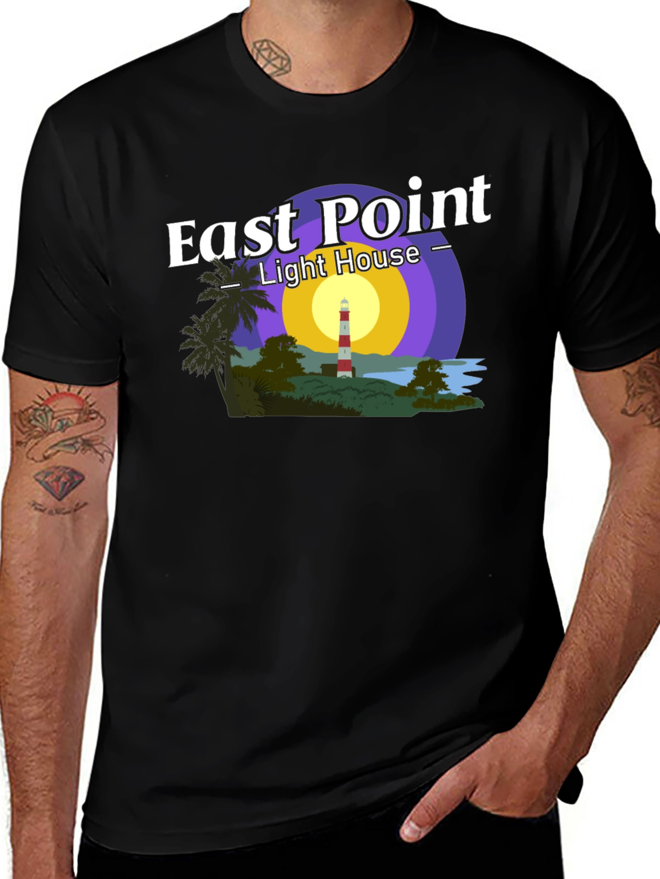 East Point Lighthouse Graphic Tee