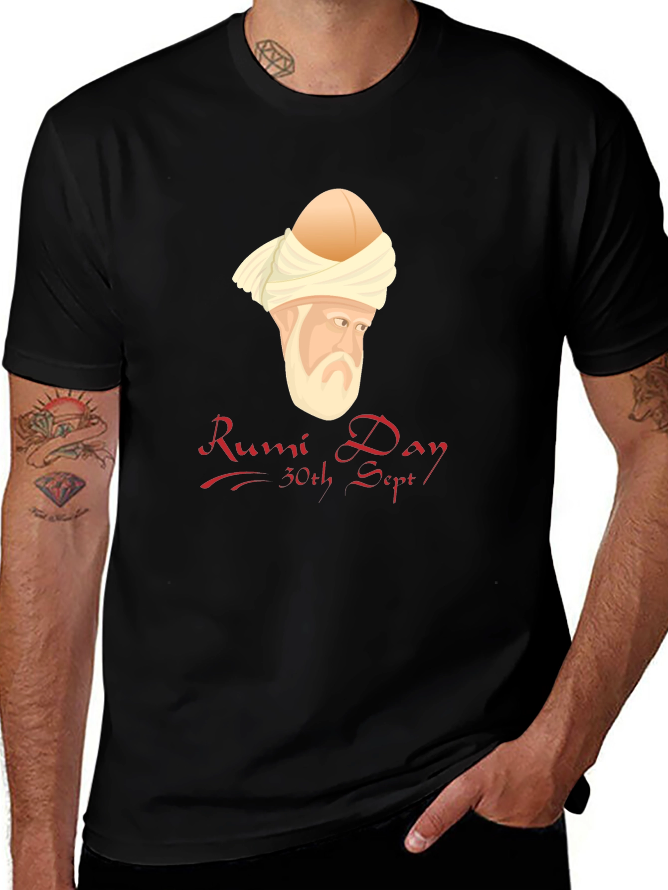 Rumi Day Black Graphic T-Shirt