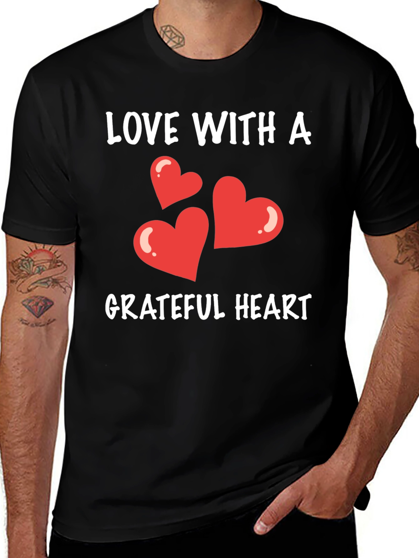 Variant 27 of Love With A Grateful Heart T-Shirt