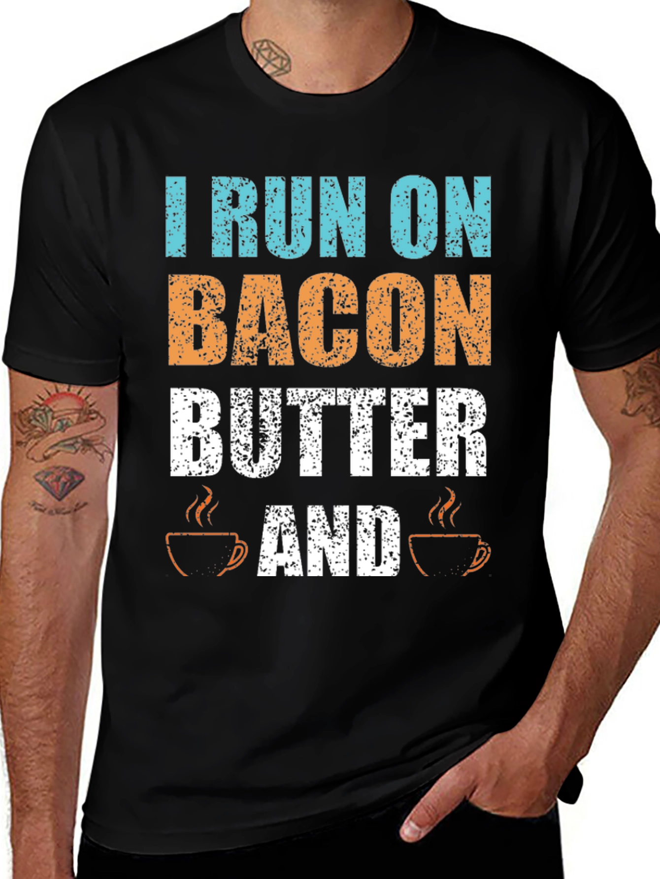 Variant 5 of Bacon, Butter & Coffee T-Shirt