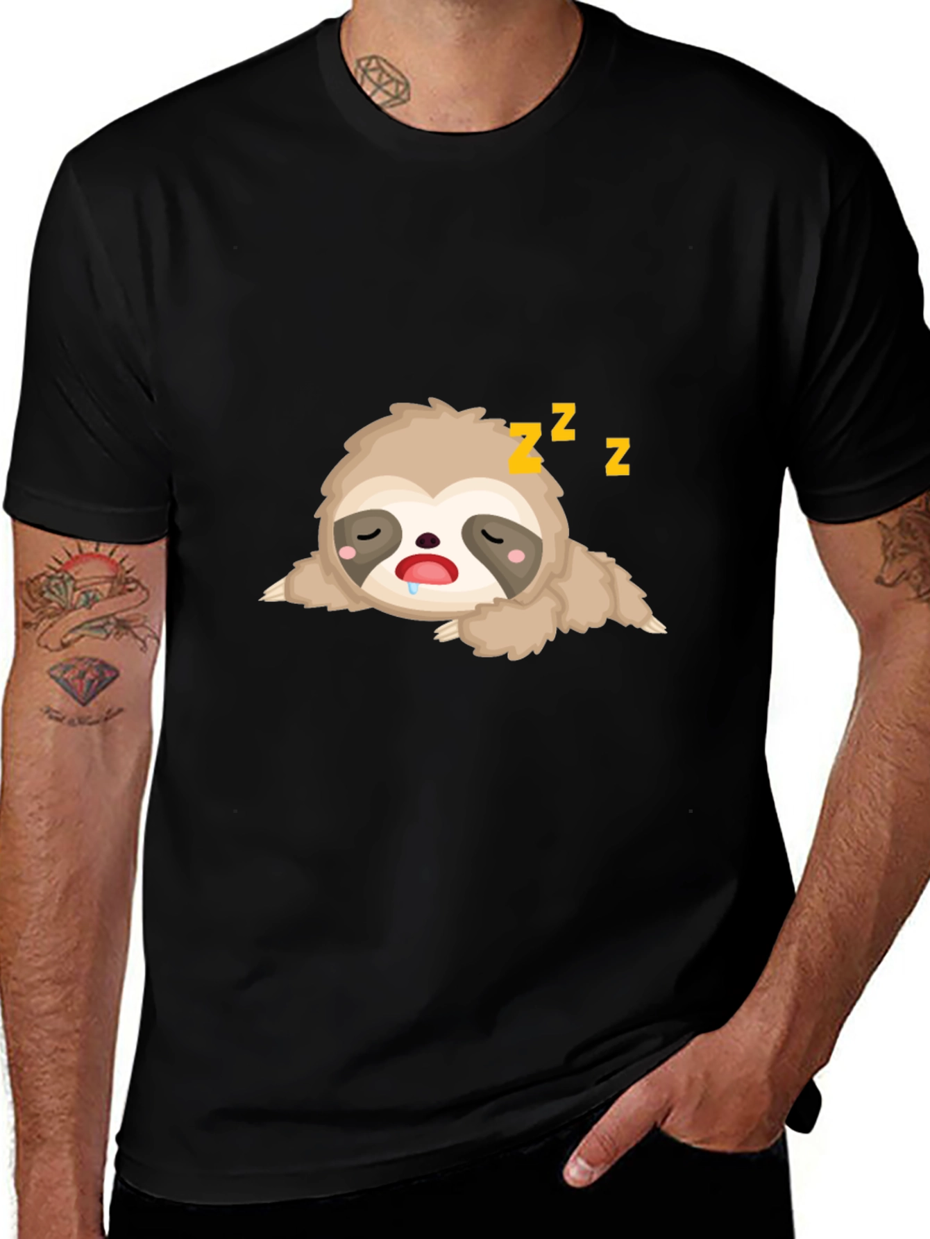 Variant 28 of Sloth Nap T-Shirt - Comfy & Cute