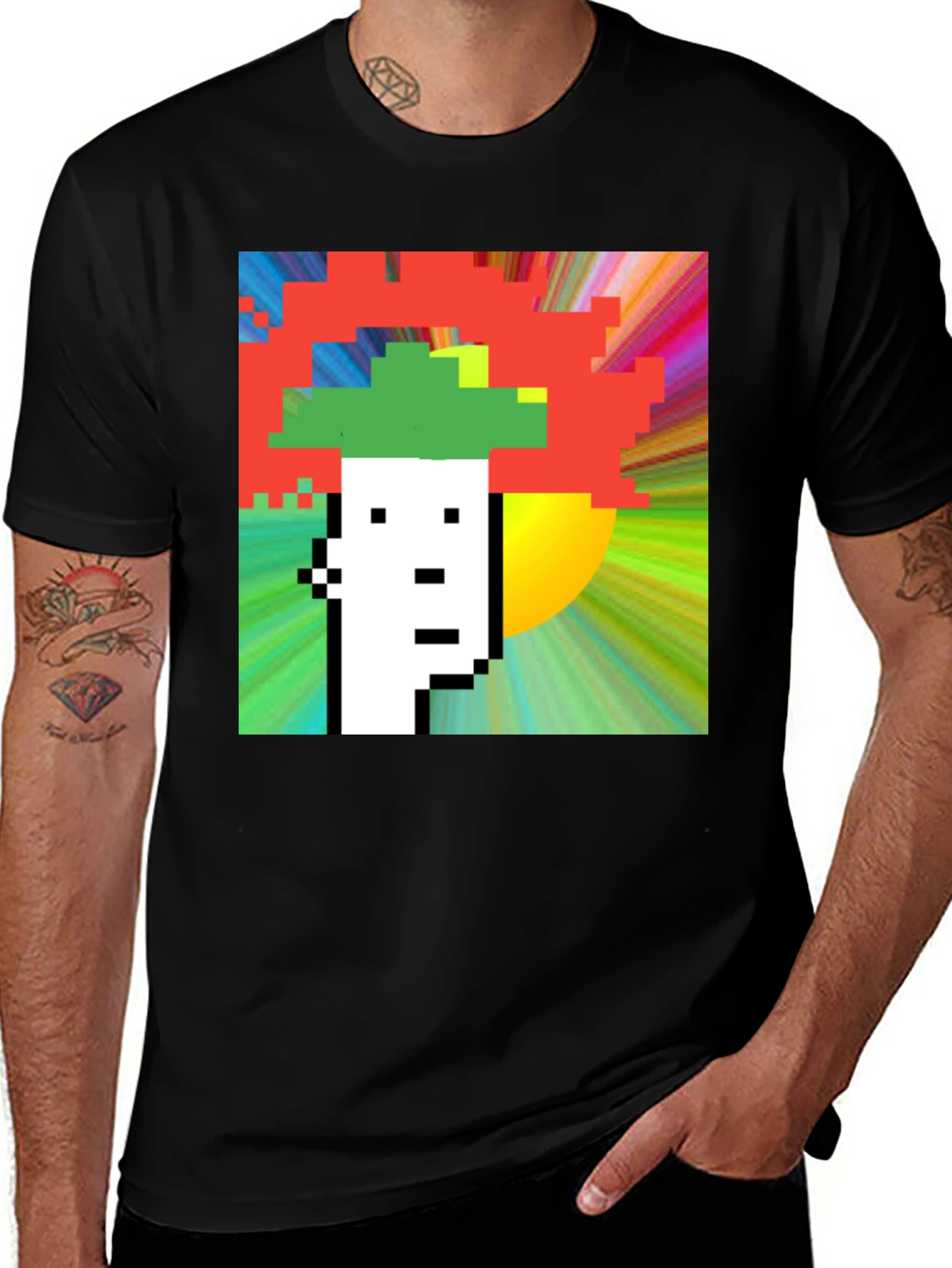 Variant 23 of Pixel Art Crypto T-Shirt - Unique Graphic Tee