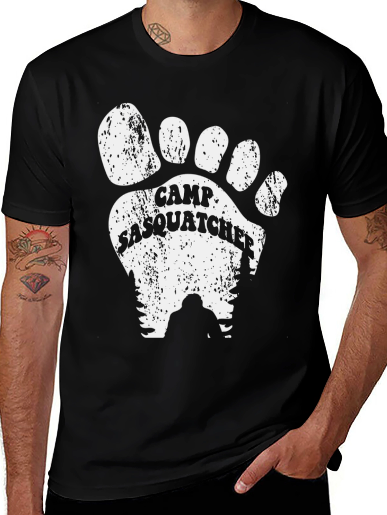 Camp Sasquatch Bigfoot T-Shirt