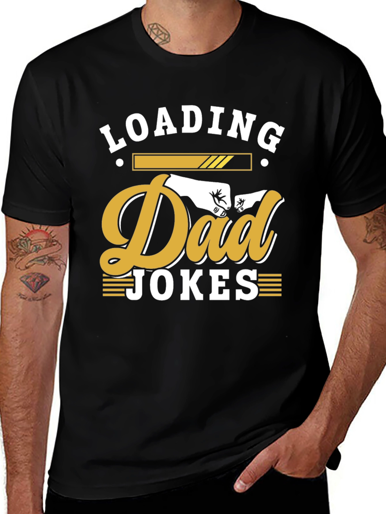 Variant 10 of Loading Dad Jokes T-Shirt - Funny Father's Day Tee
