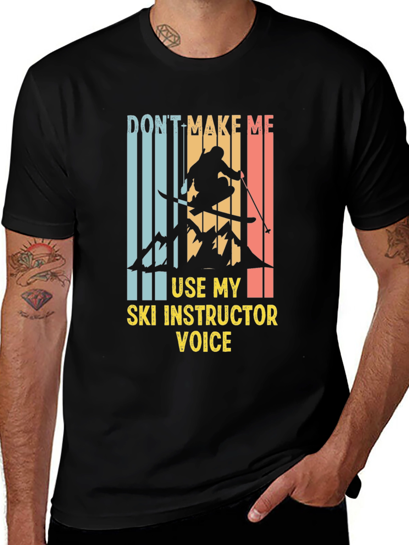 Variant 30 of Ski Instructor Voice T-Shirt