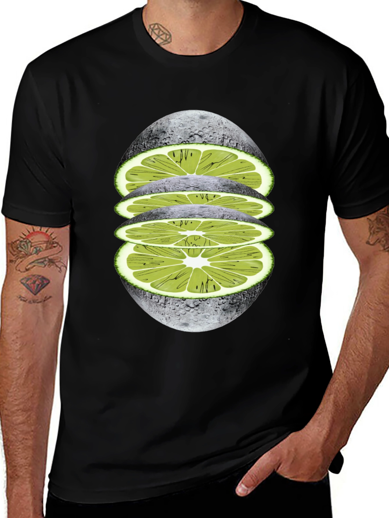 Variant 21 of Lime Moon Graphic Tee