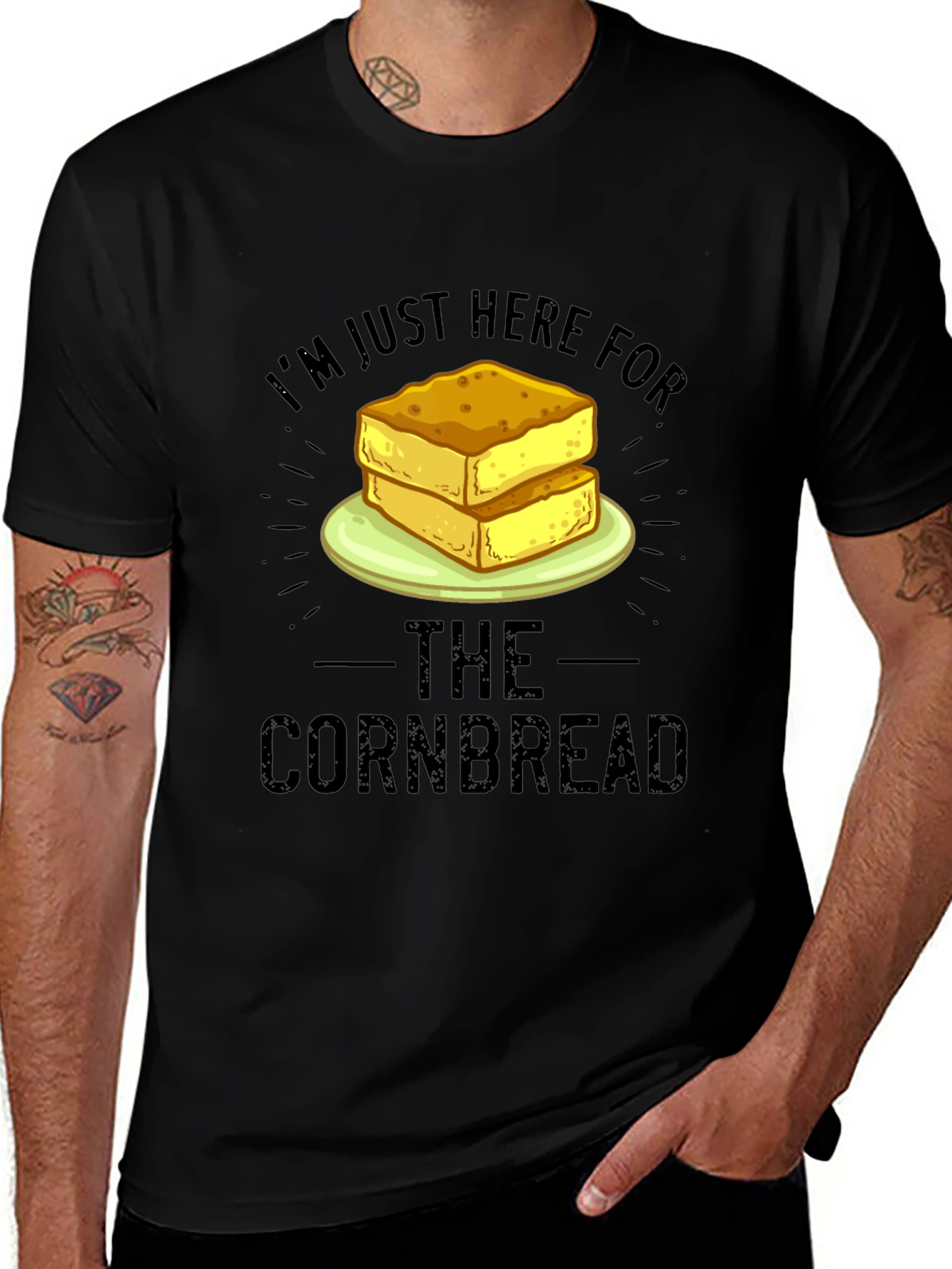 Variant 21 of Cornbread Lover T-Shirt - Funny Foodie Tee