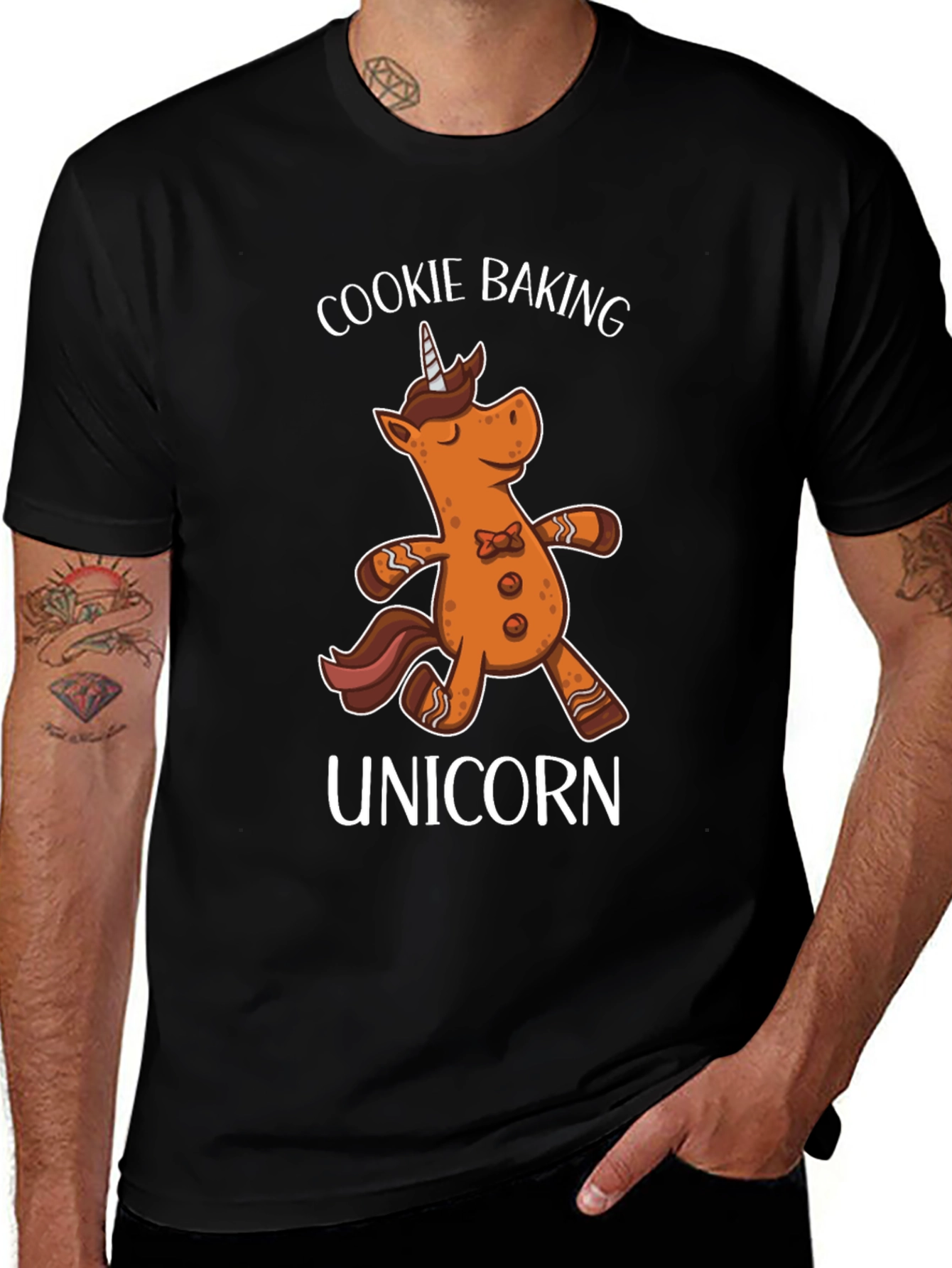 Variant 15 of Cookie Baking Unicorn T-Shirt