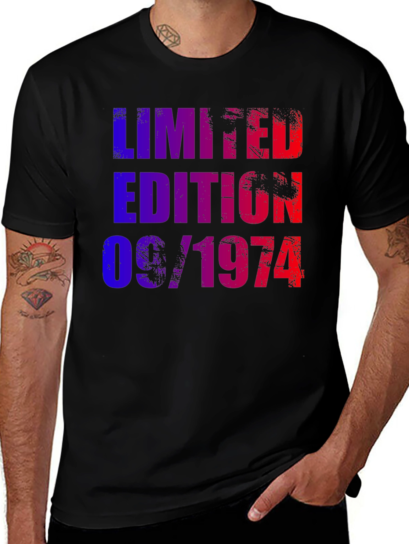 Variant 8 of Limited Edition 09/1974 Black T-Shirt