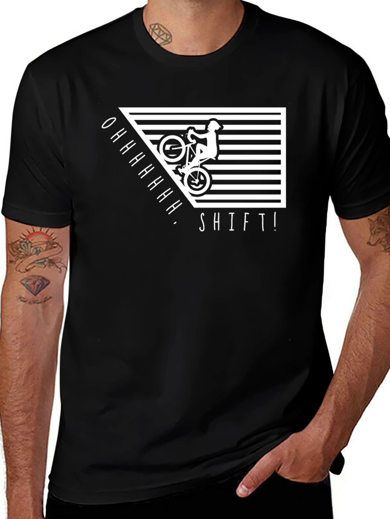 OHHHHHH Shift! Graphic Tee - Cycling T-Shirt
