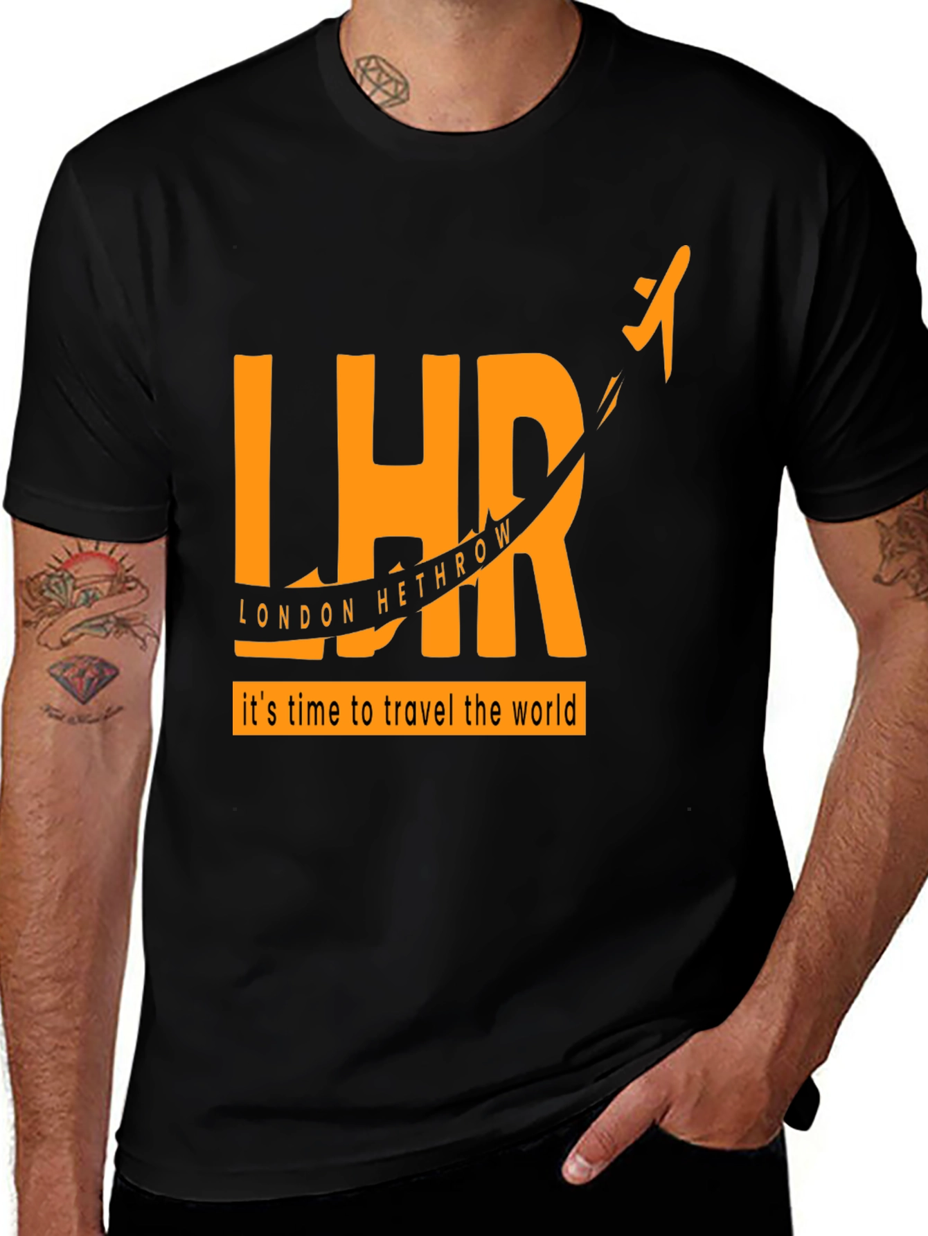 Variant 22 of London Heathrow LHR Travel T-Shirt