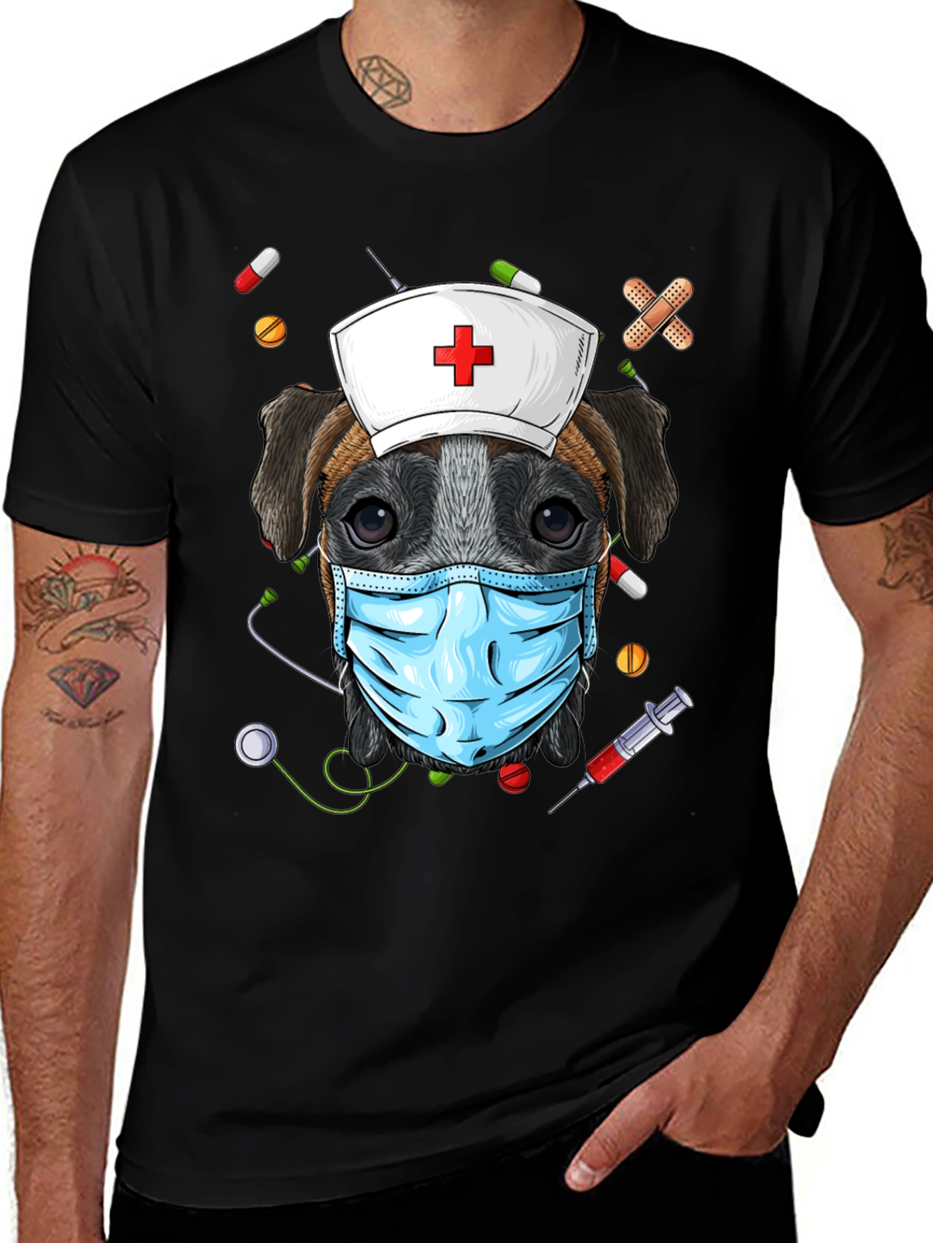 Variant 29 of Nurse Dog T-Shirt