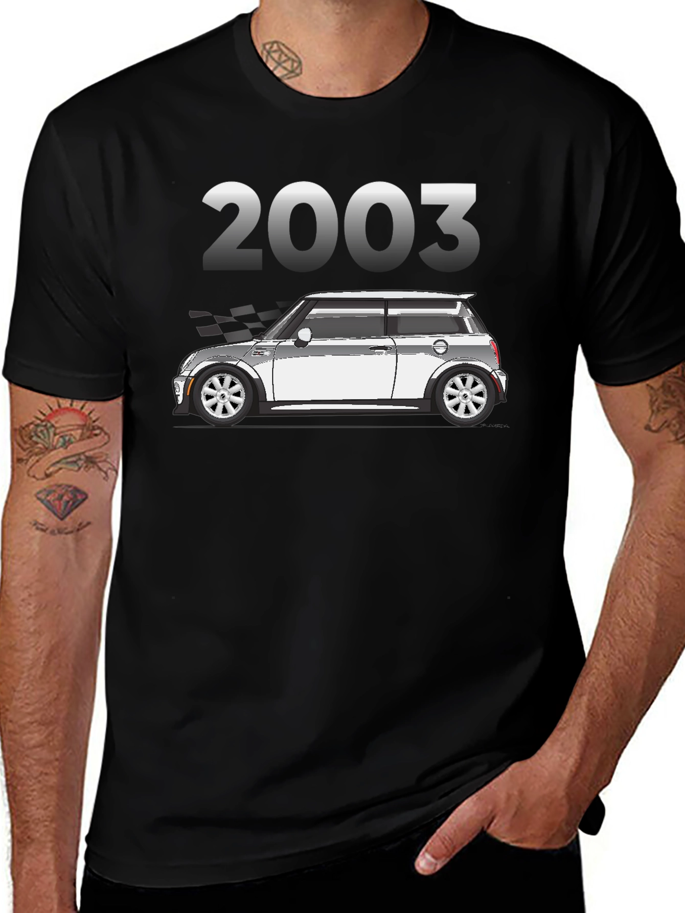 Variant 12 of 2003 Mini Cooper T-Shirt