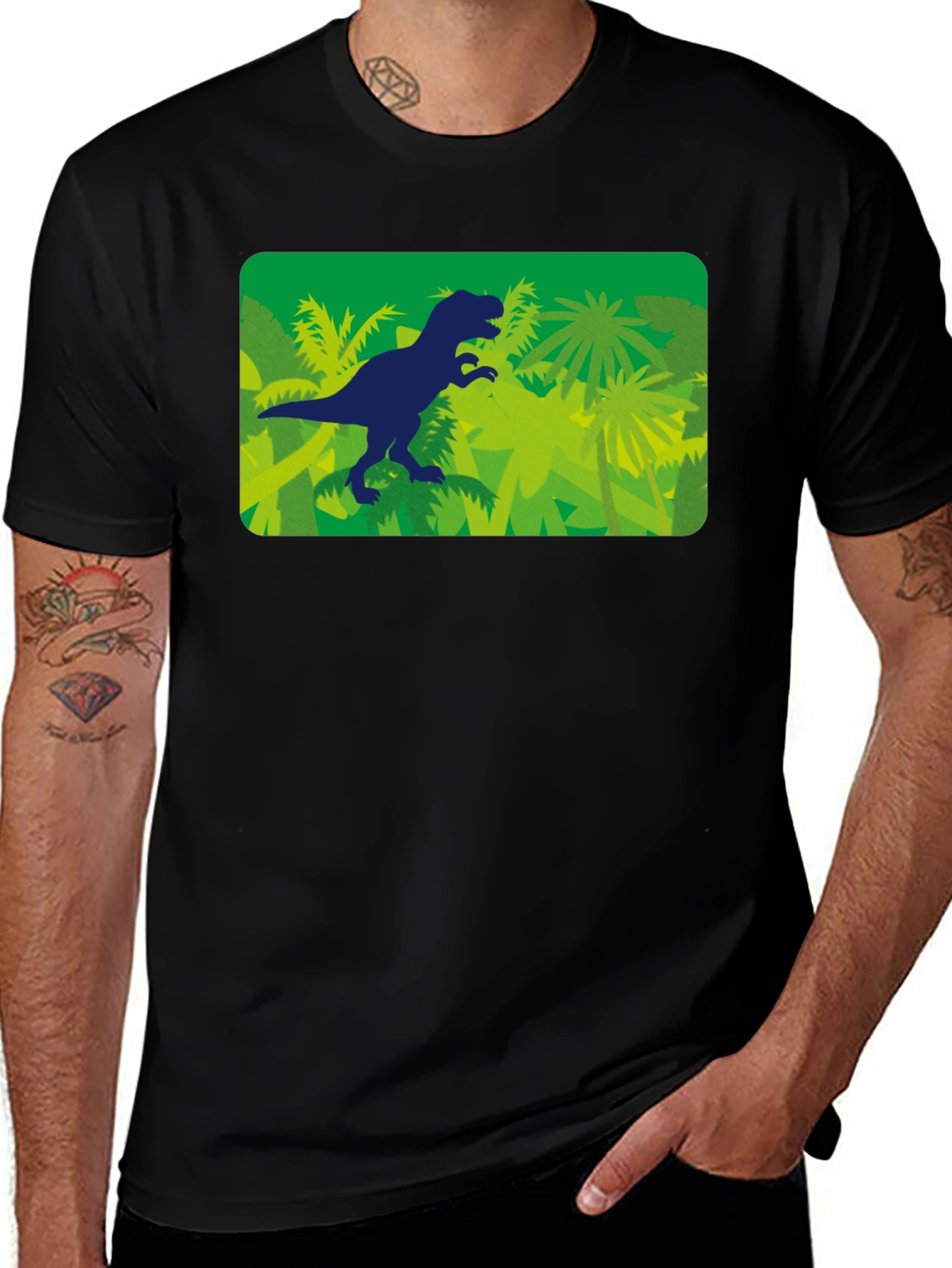 Jurassic Black Tee
