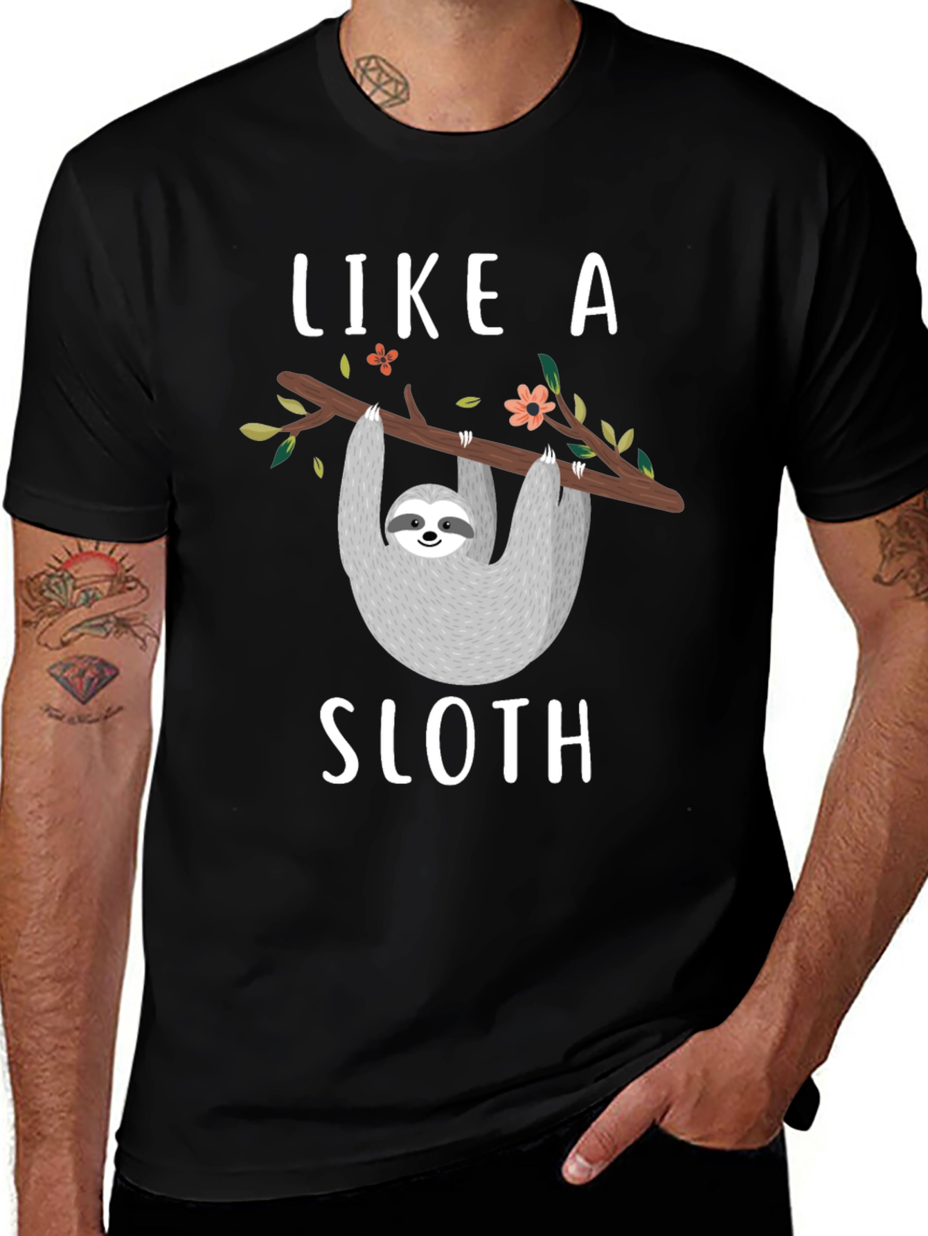 Variant 26 of Like a Sloth T-Shirt - Funny Animal Tee