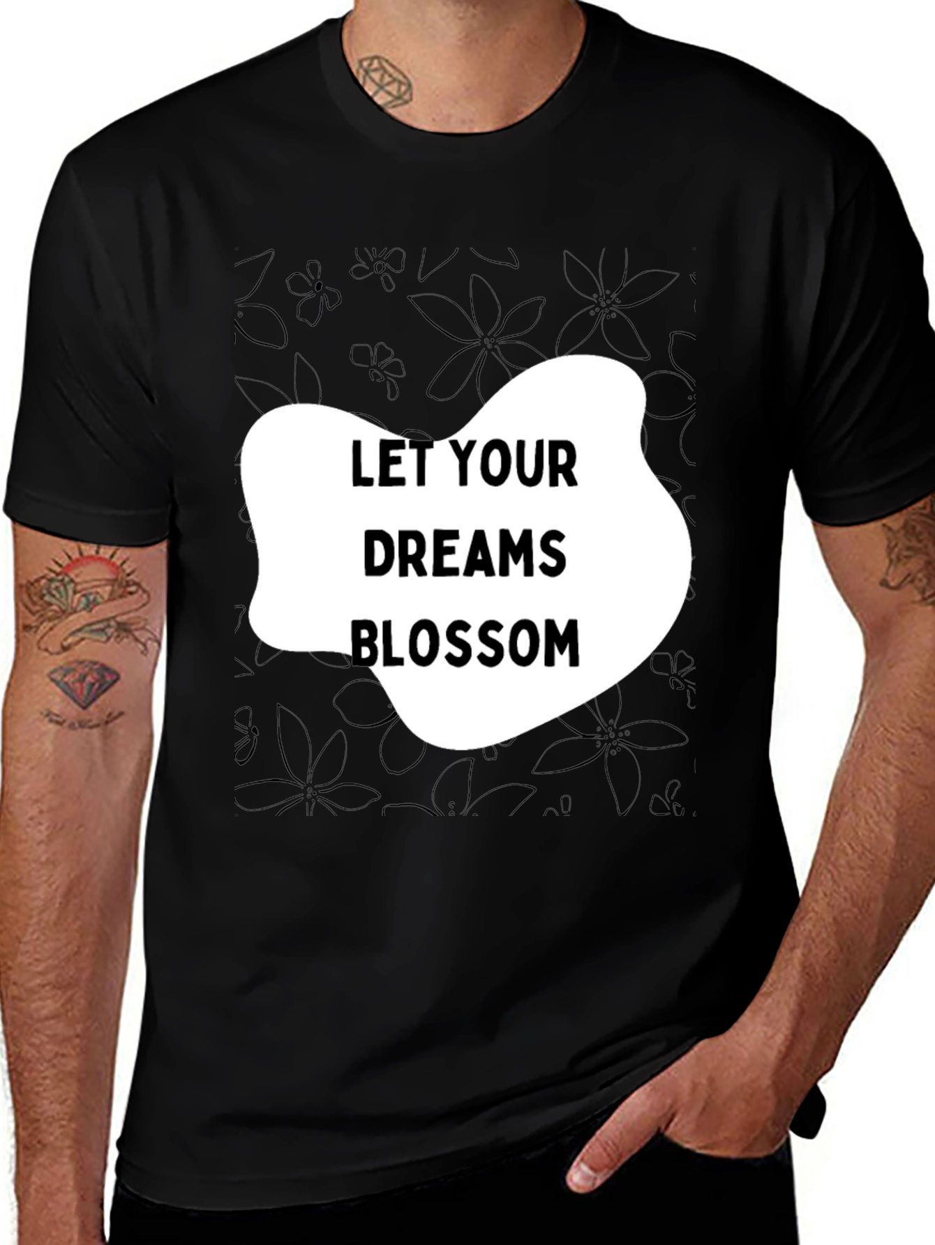 Variant 21 of Let Your Dreams Blossom Graphic Tee