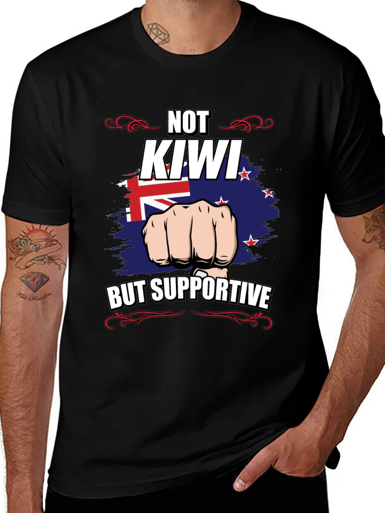 Not Kiwi But Supportive T-Shirt