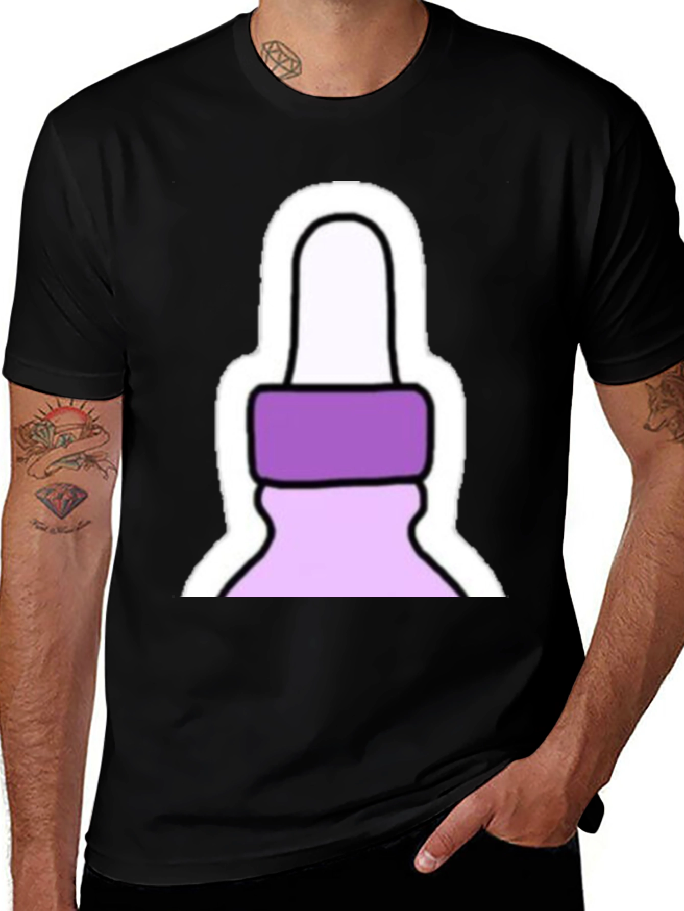 Variant 23 of Novelty Baby Bottle T-Shirt - Unique Graphic Tee