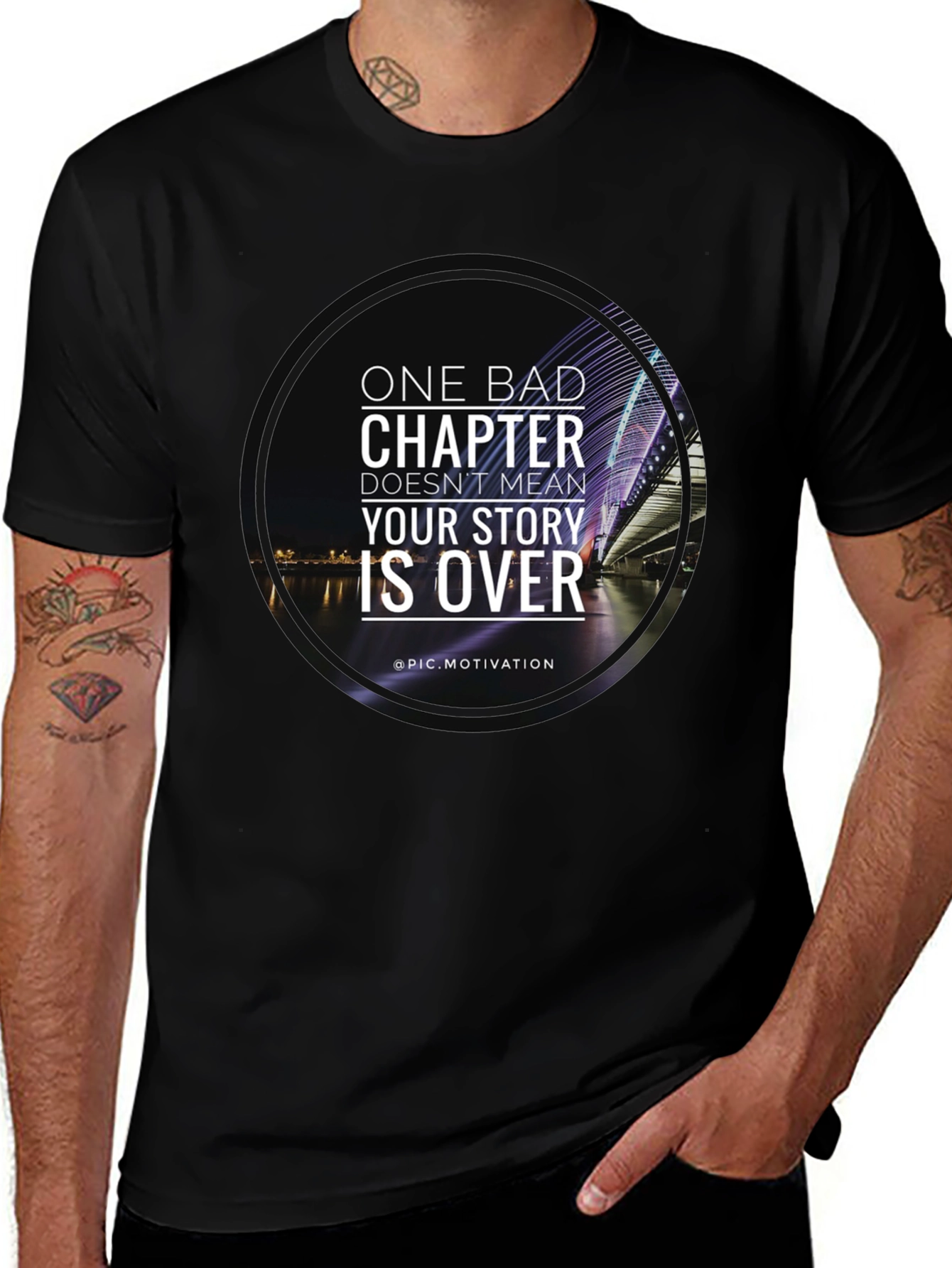 Variant 4 of Motivational T-Shirt: One Bad Chapter