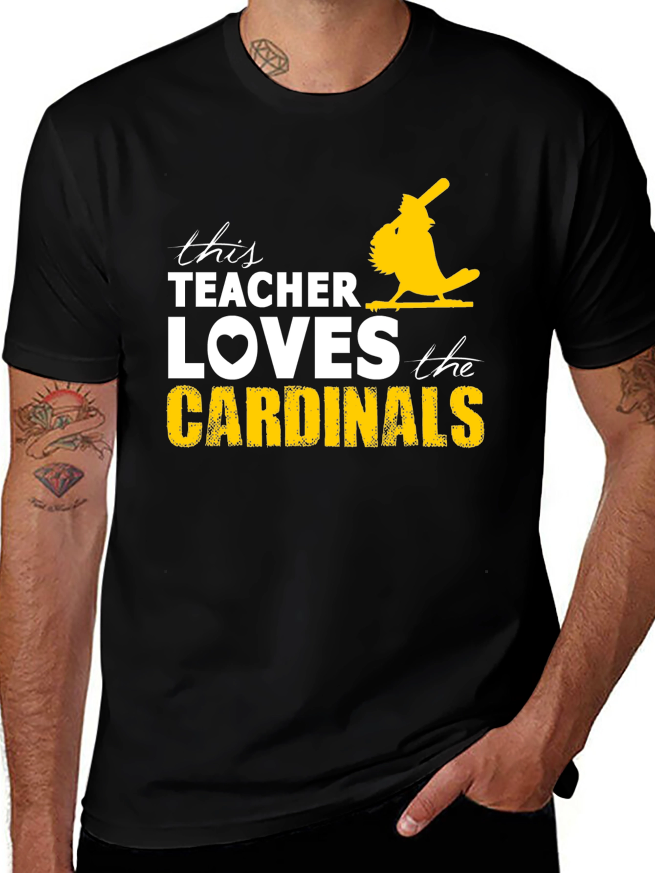 Variant 10 of Teacher Loves Cardinals T-Shirt