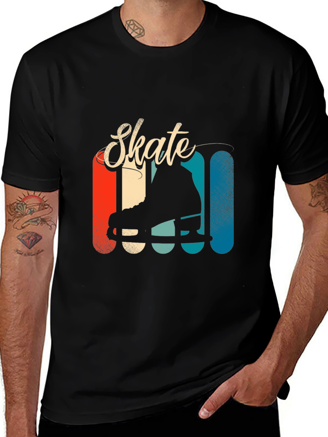 Variant 15 of Retro Skate T-Shirt - Vintage Style