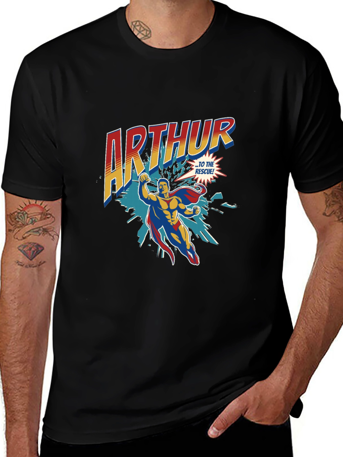 Variant 28 of Arthur Superhero Graphic Tee - Bold & Stylish
