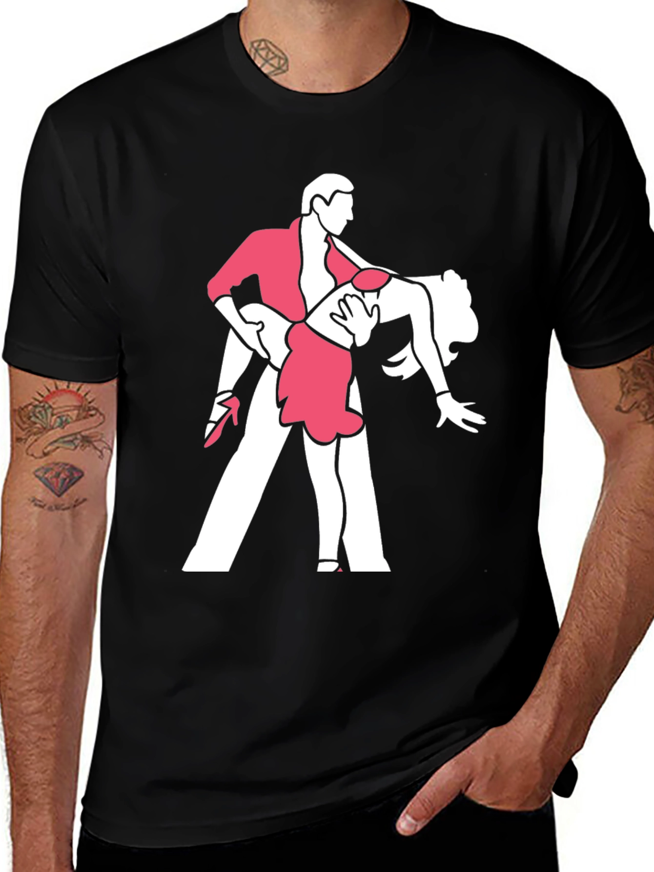 Variant 9 of Dancing Duo Graphic Tee - Salsa Style