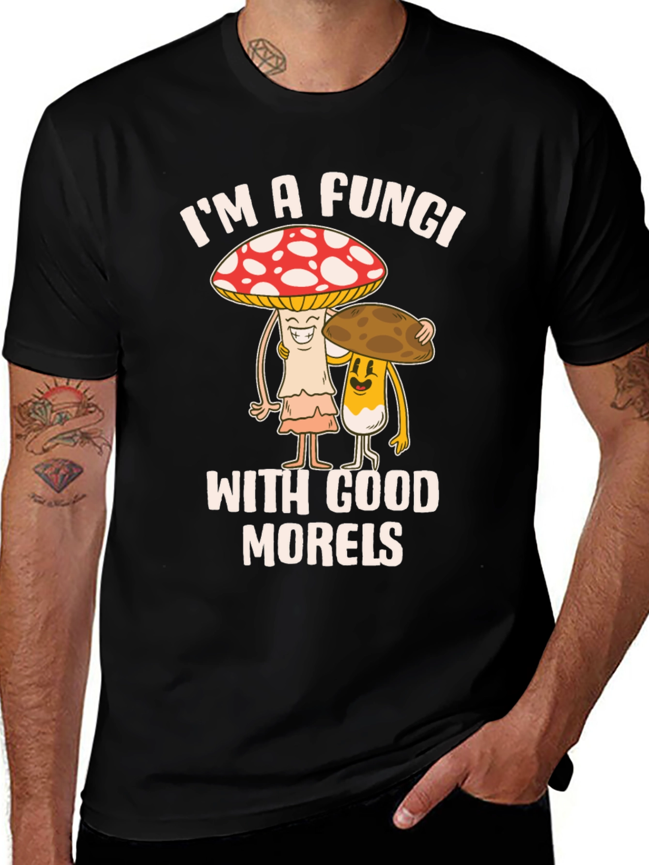 Variant 3 of Funny Fungi Mushroom Pun Graphic T-Shirt