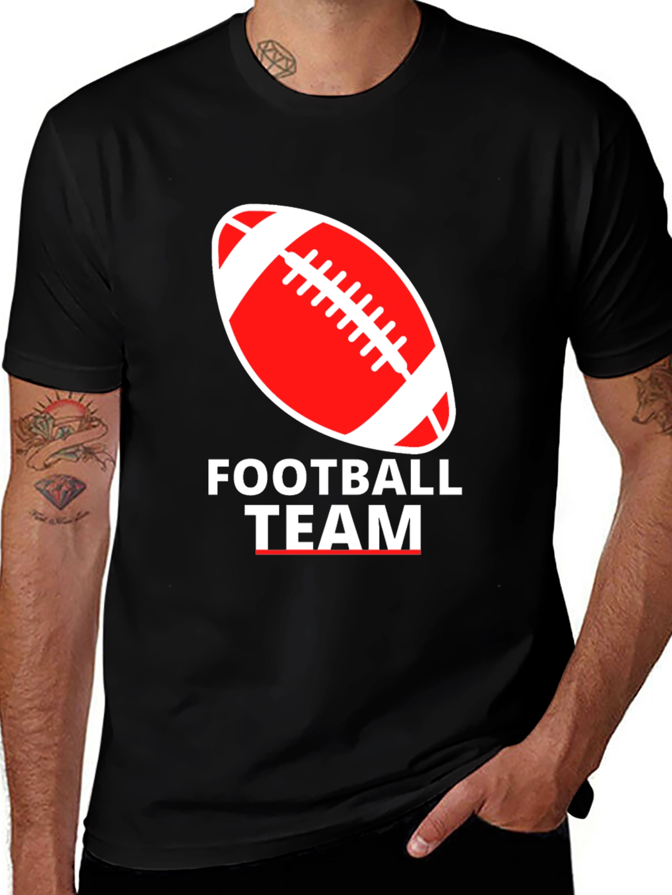 Variant 24 of Football Team Graphic T-Shirt