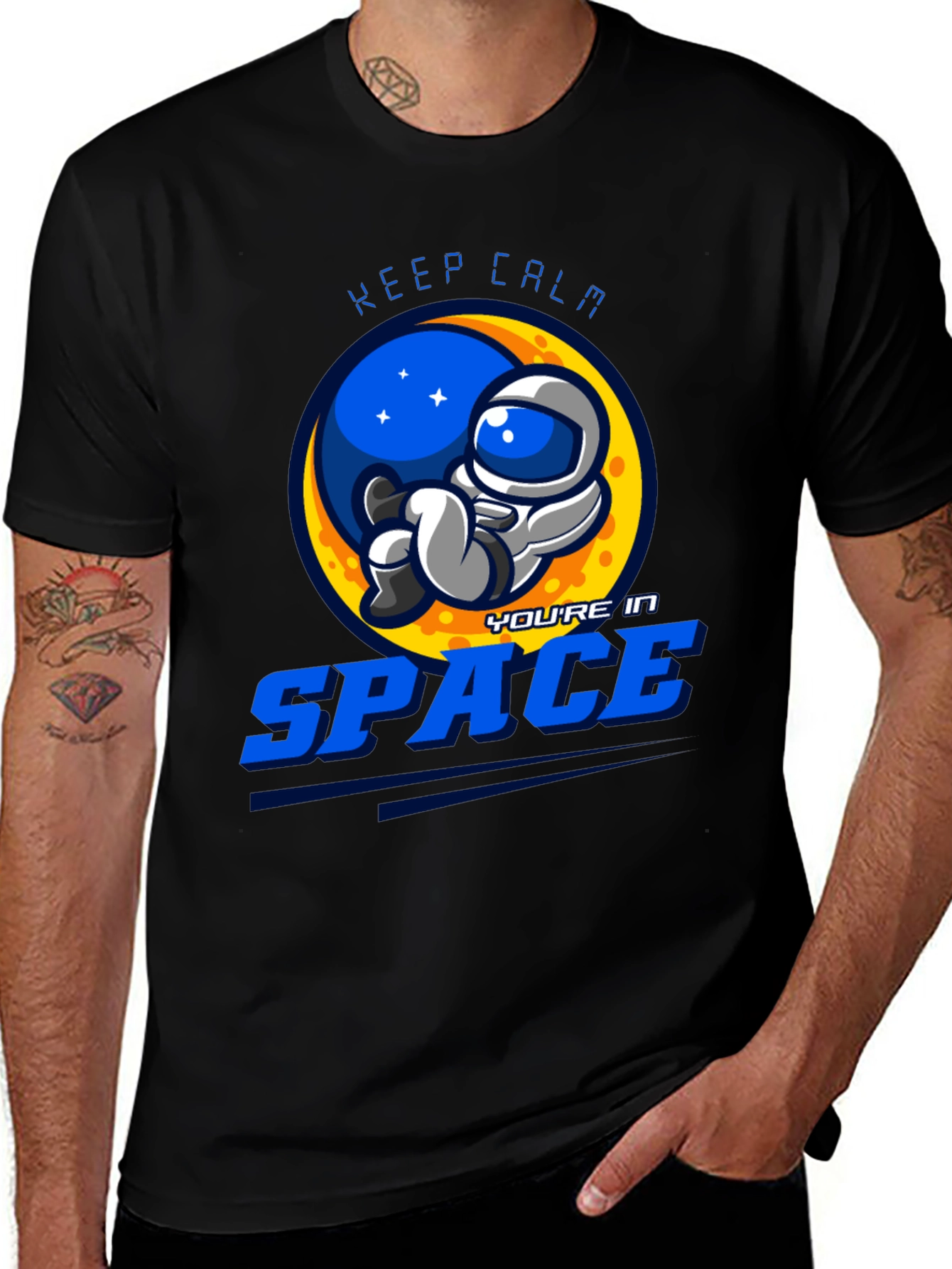 Variant 23 of Keep Calm You're in Space Graphic T-Shirt