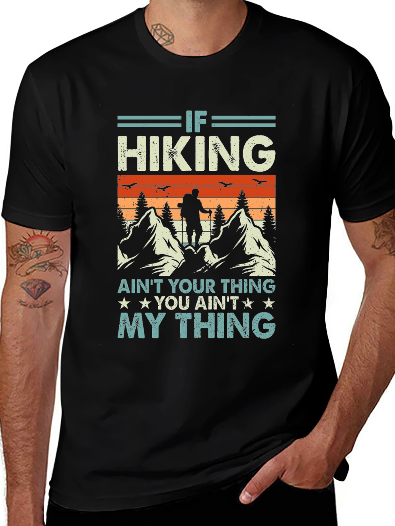 Variant 6 of Hiking T-Shirt - If Hiking Ain't Your Thing