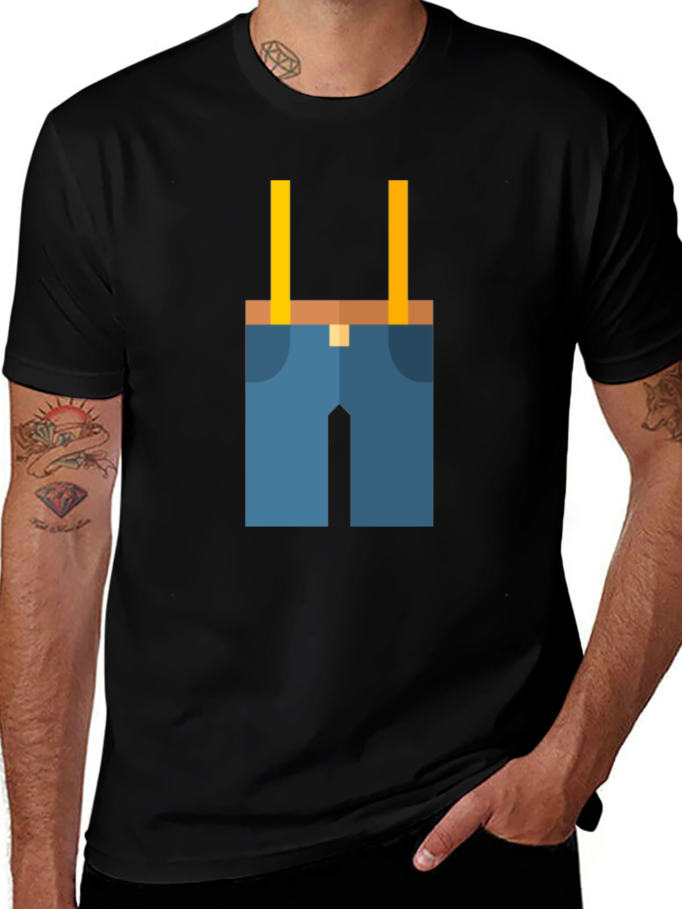 Variant 7 of Novelty Suspender T-Shirt