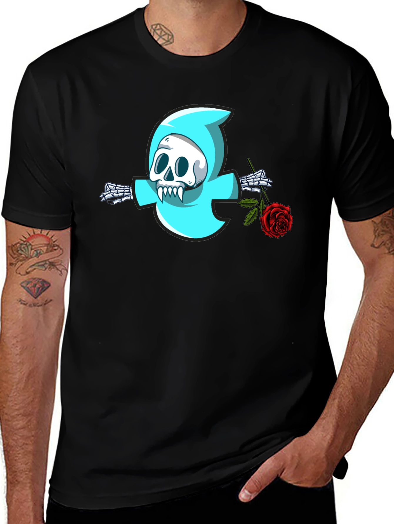 Grim Reaper Rose T-Shirt