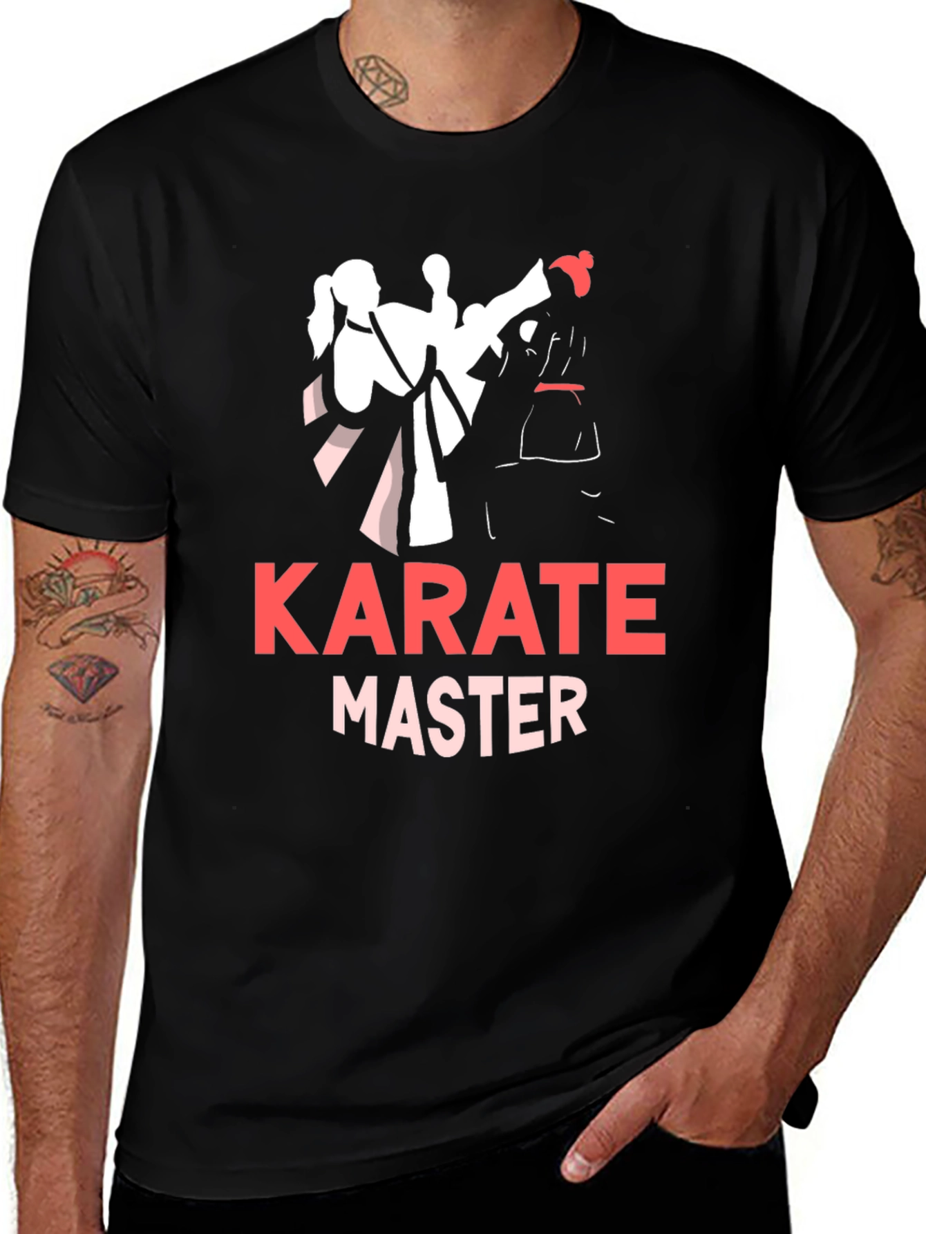 Variant 16 of Karate Master Black T-Shirt