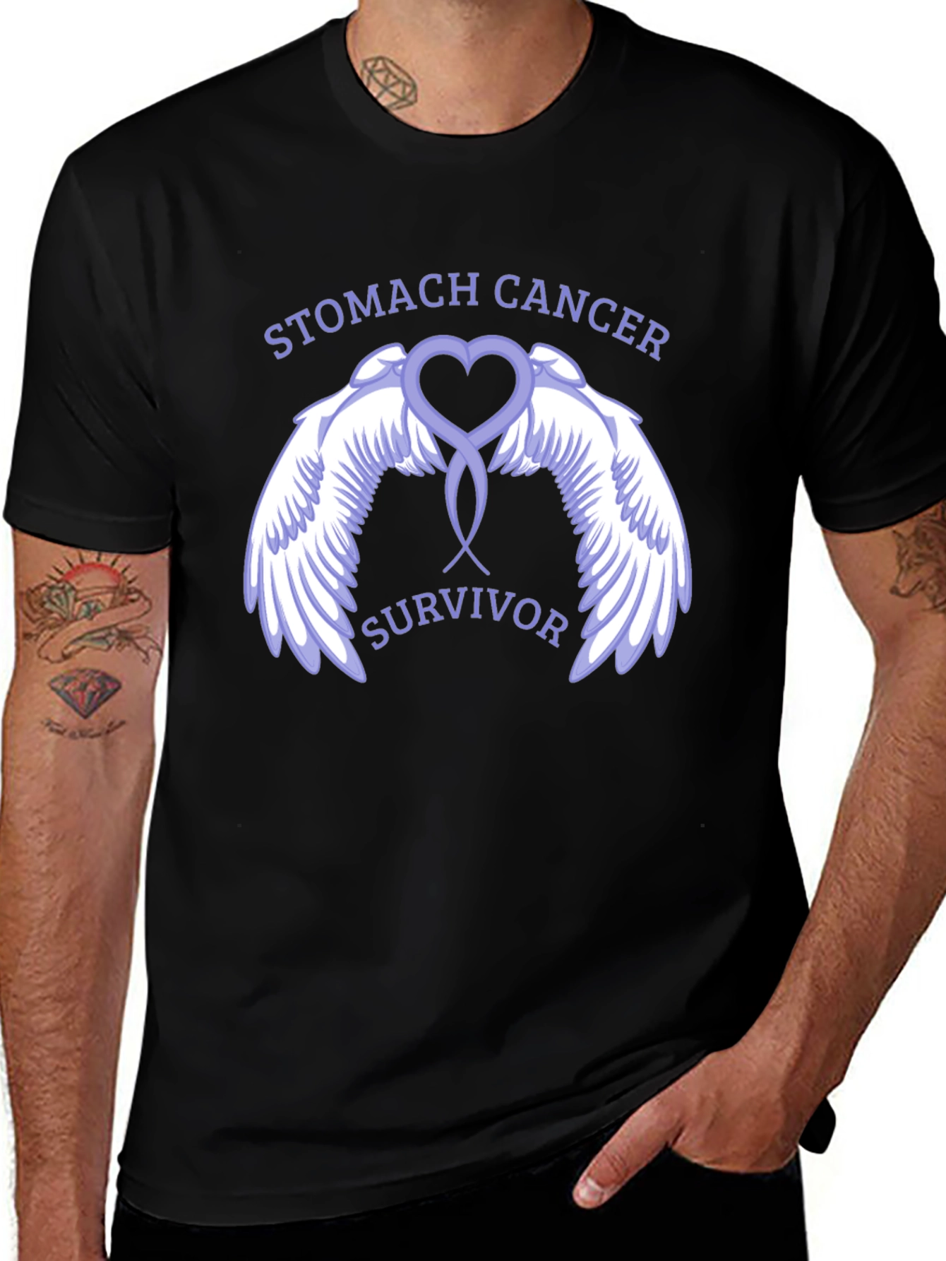 Stomach Cancer Survivor Graphic T-Shirt