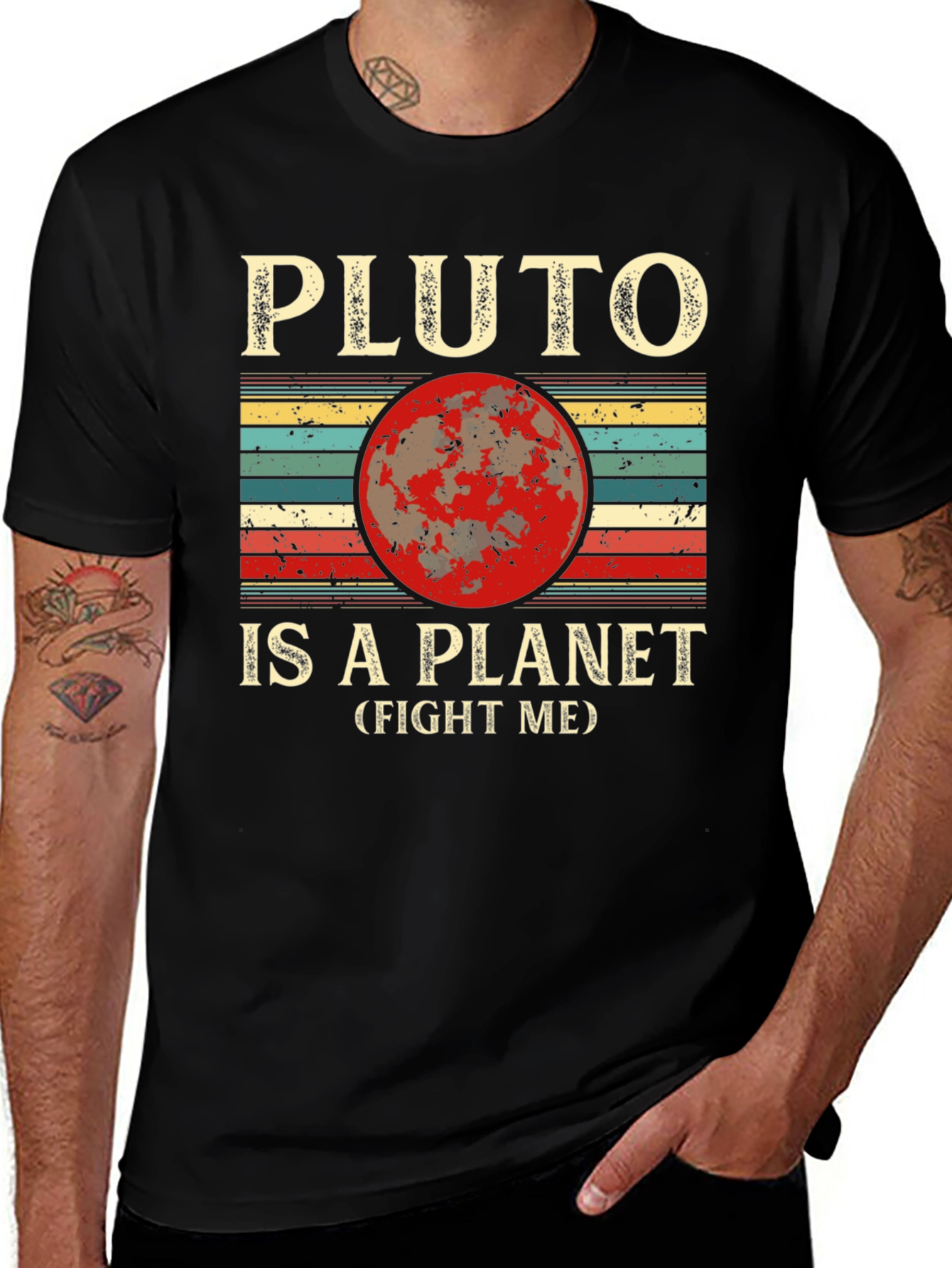 Pluto Is A Planet (Fight Me) Graphic Tee