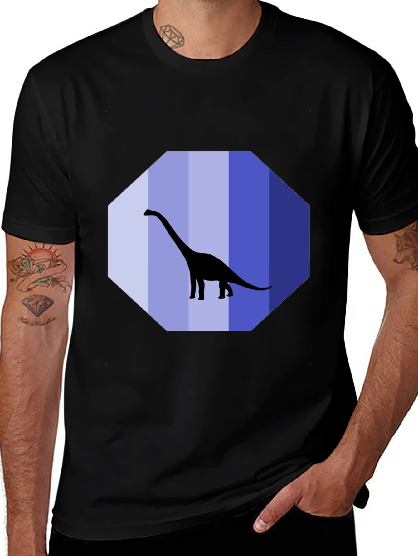 Variant 29 of Brontosaurus Graphic Tee - Cool Dino T-Shirt